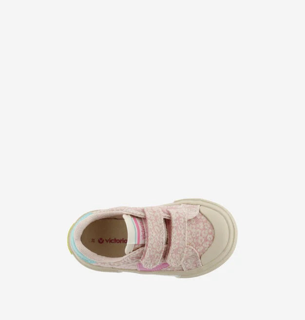 V 1355104 Canvas velcro sneaker girls