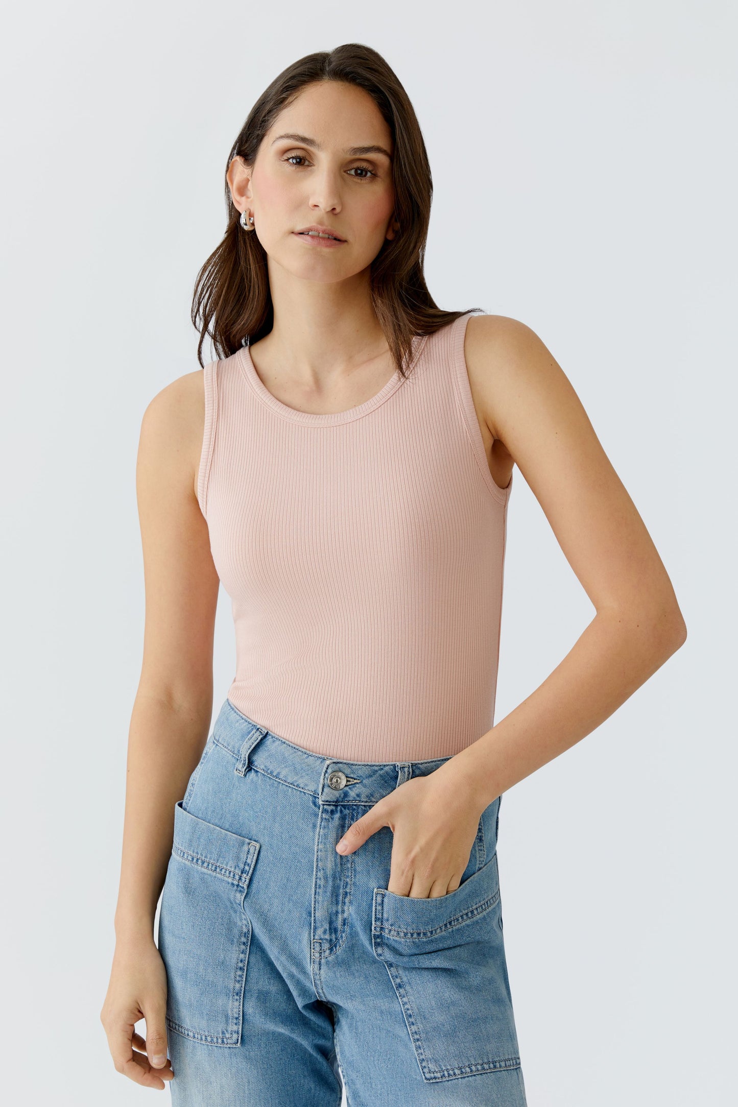 O 88608 Filiz ribbed viscose tank vest