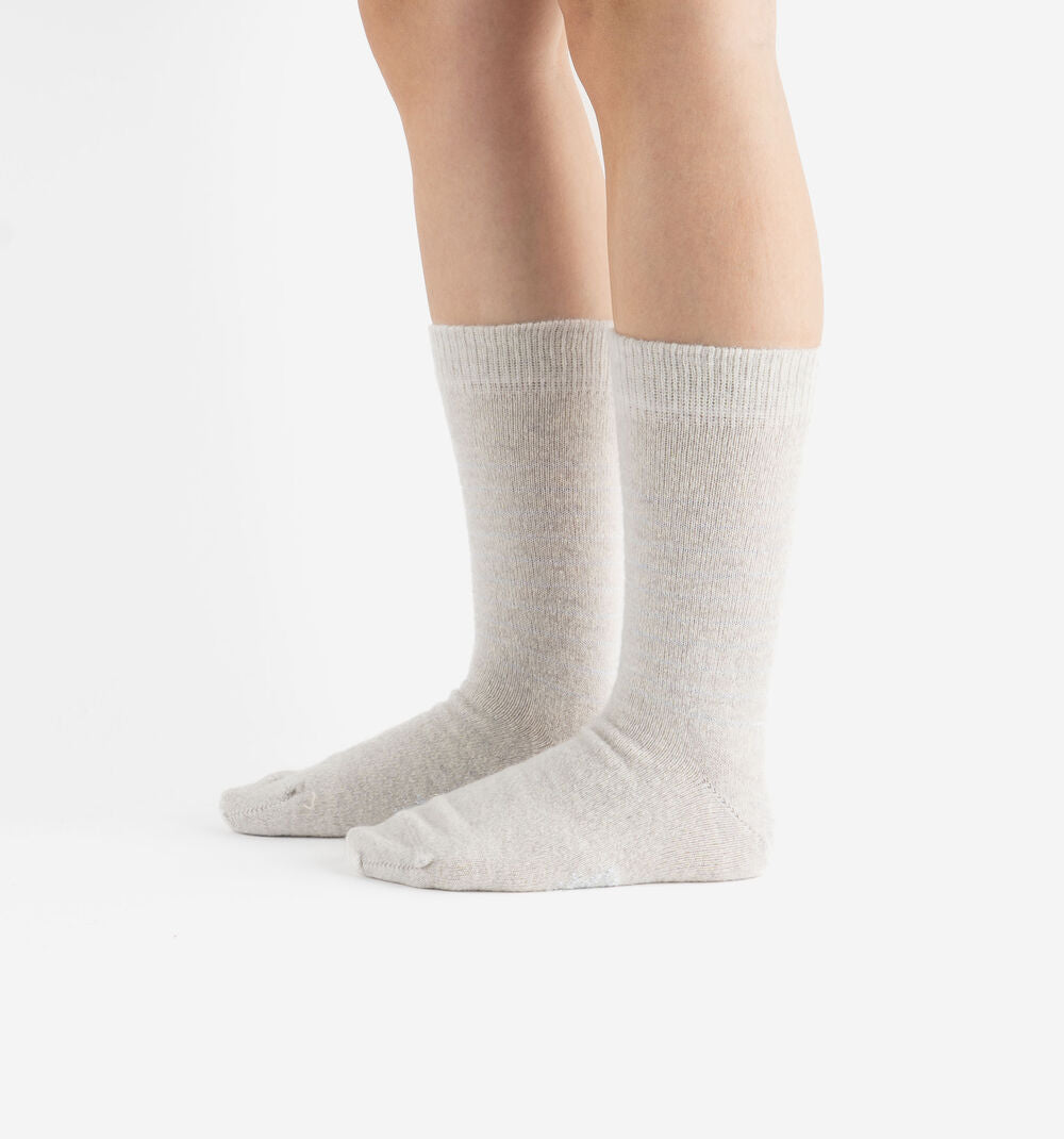 V 9125140 cashmere lurex socks grey