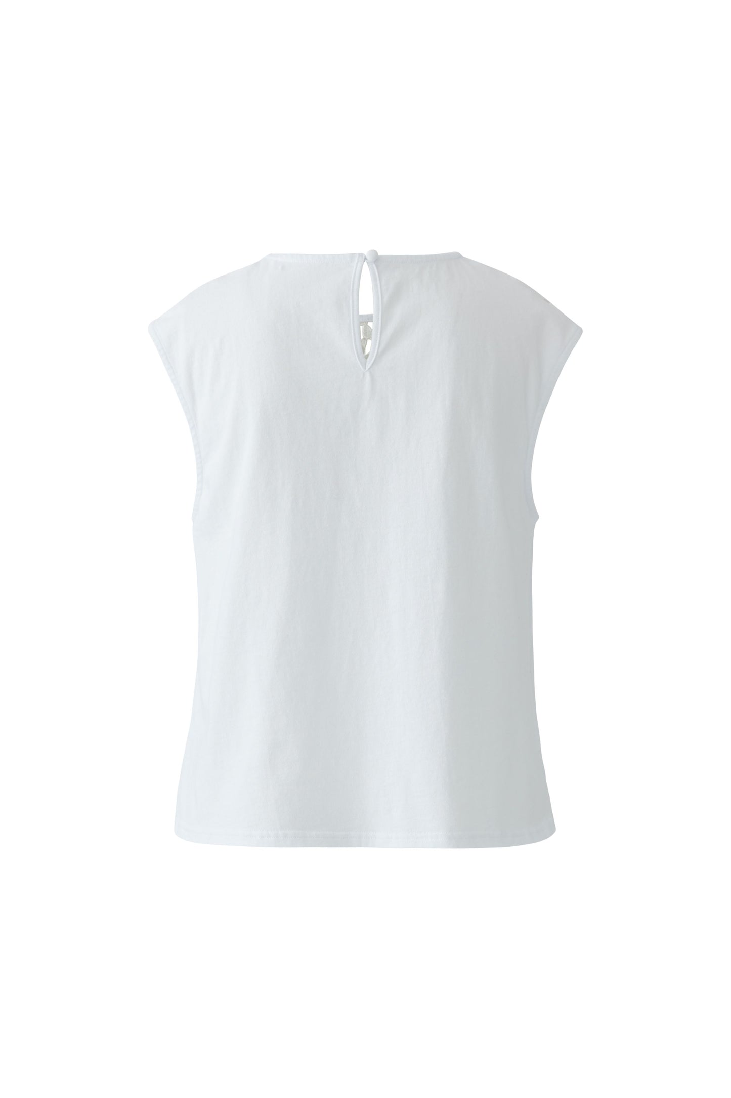 O 97300 Lace yoke linen top