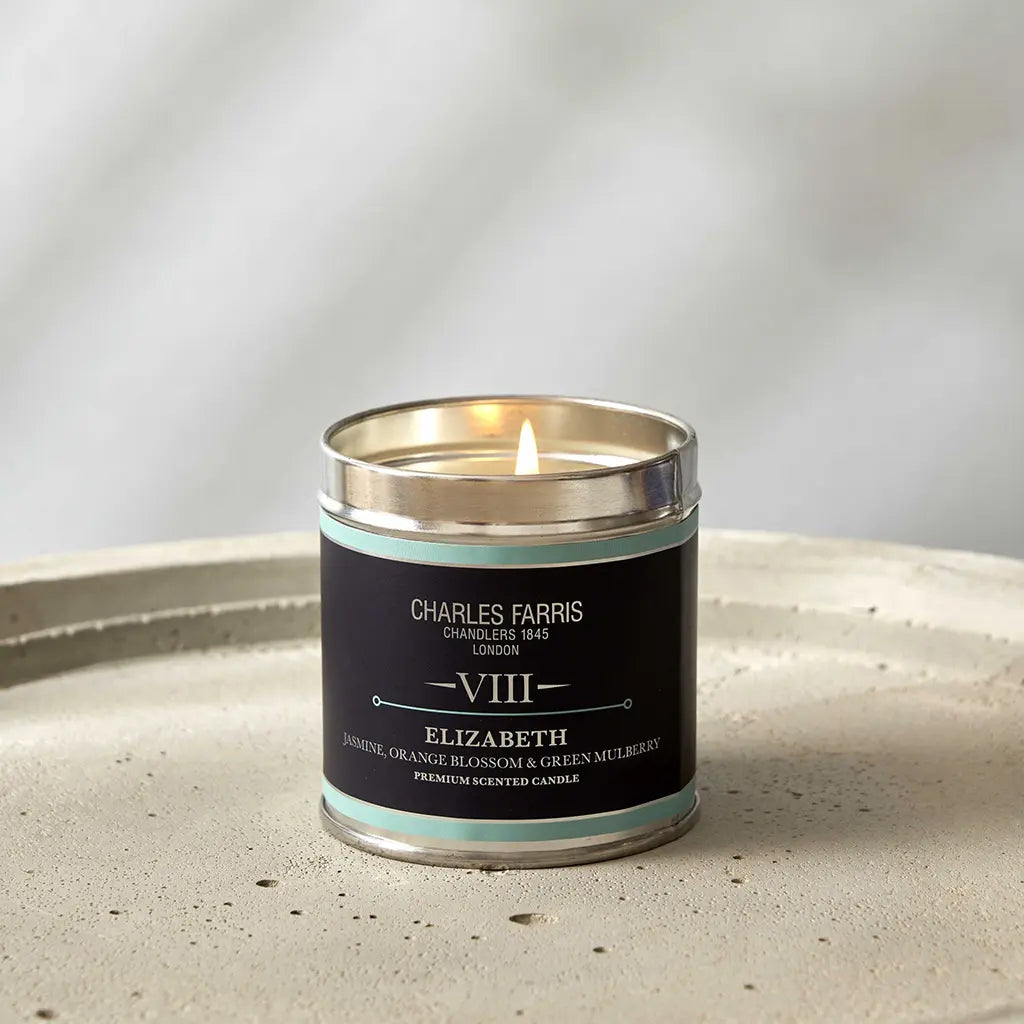 CF Tin Candle the Elizabeth