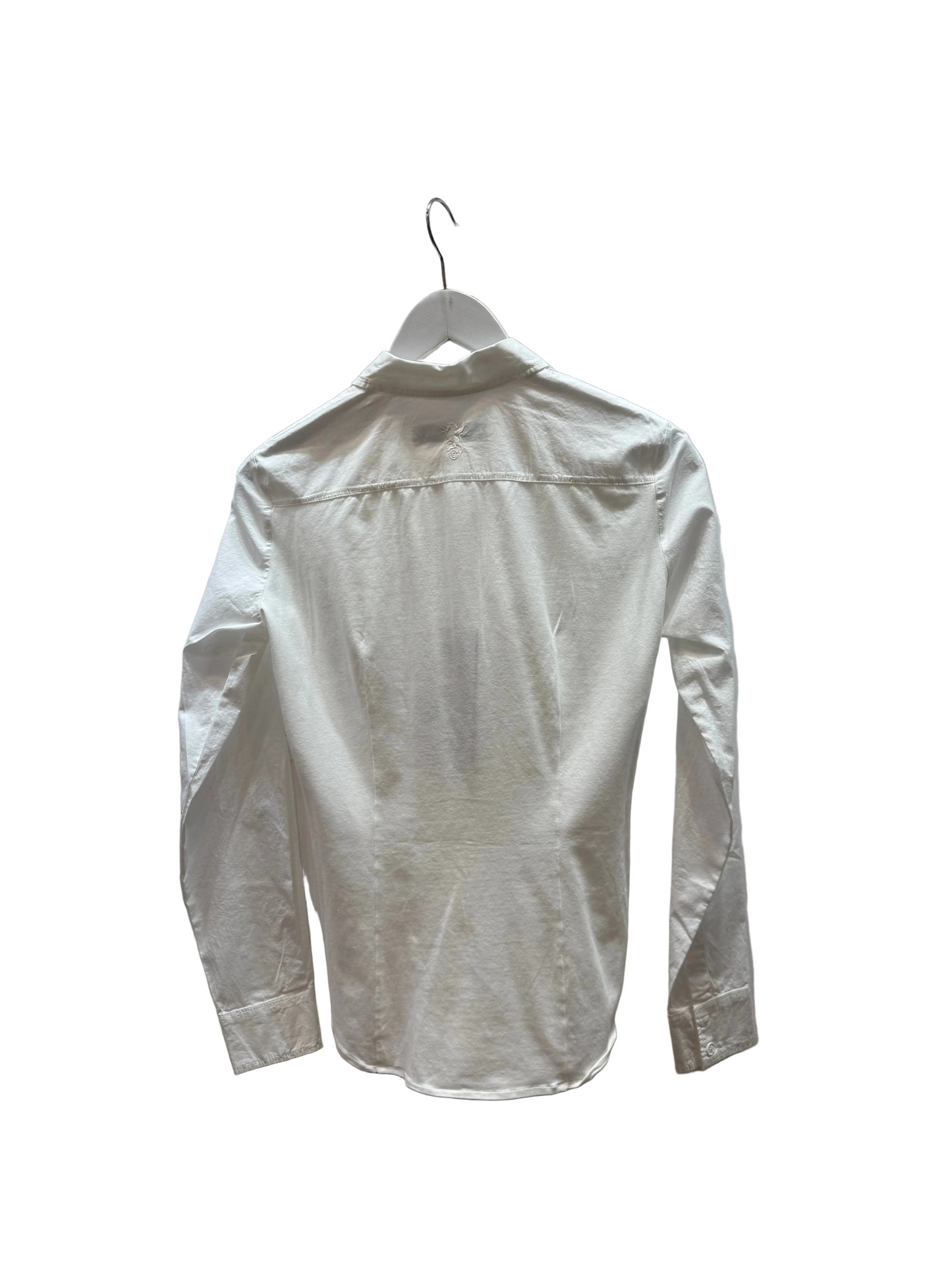 EC 68CU Fitted cotton shirt with jersey back