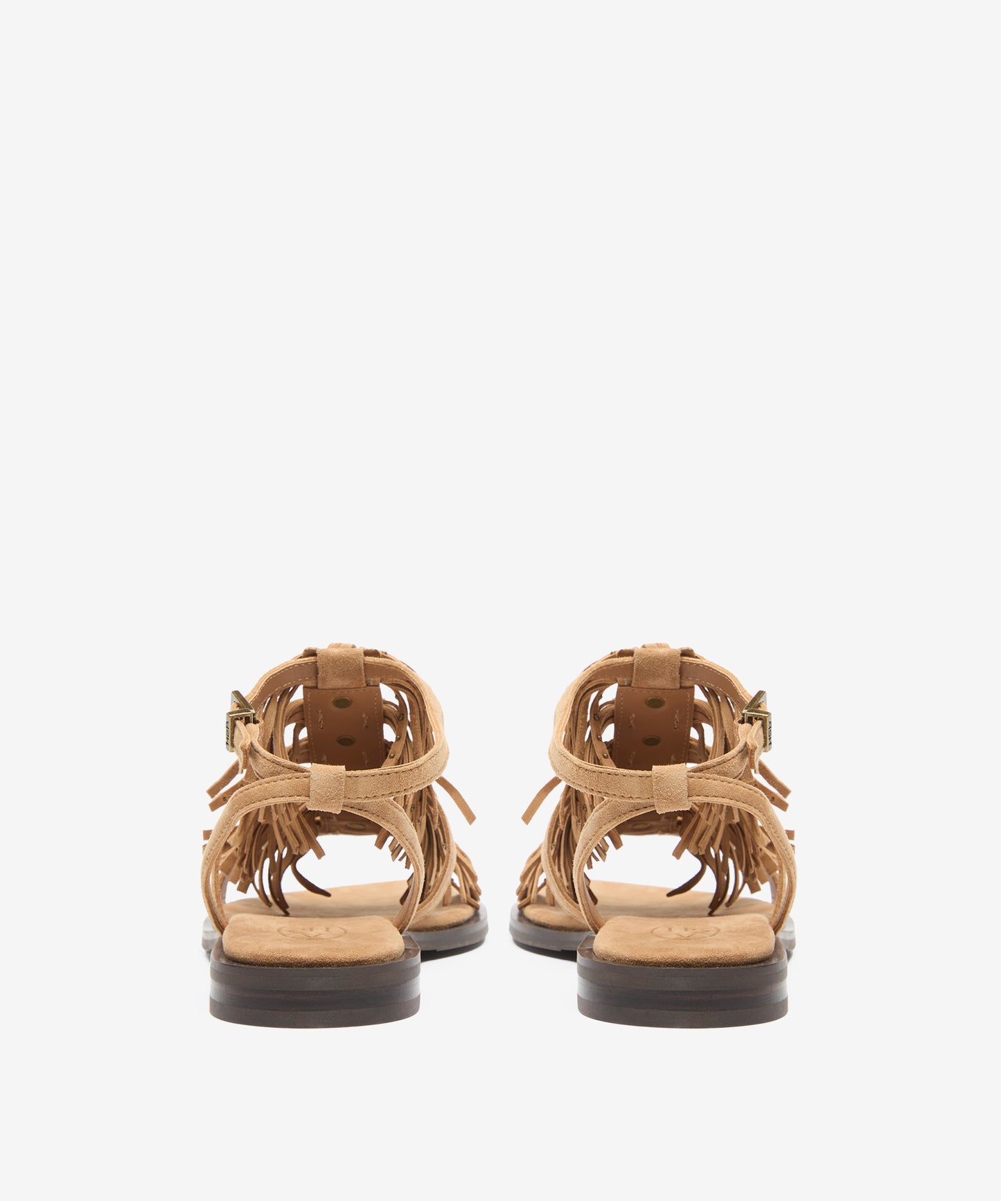 A 153296 Panic Fringed suede flat sandal