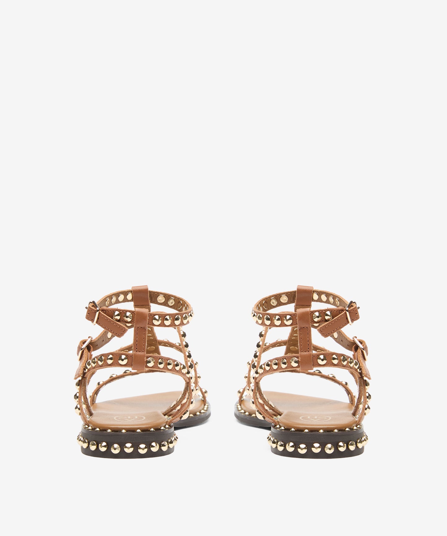 A 130289 Precious Double buckle flat gladiator sandal