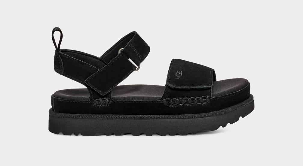 U 1136783 Goldenstar flatform velcro sandal