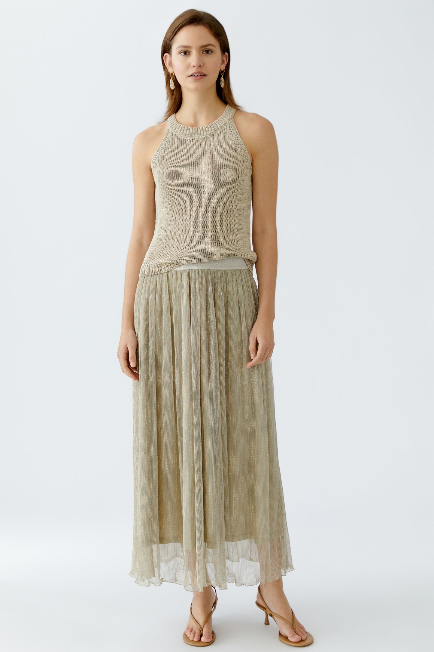 O 93301 tape yarn tank top