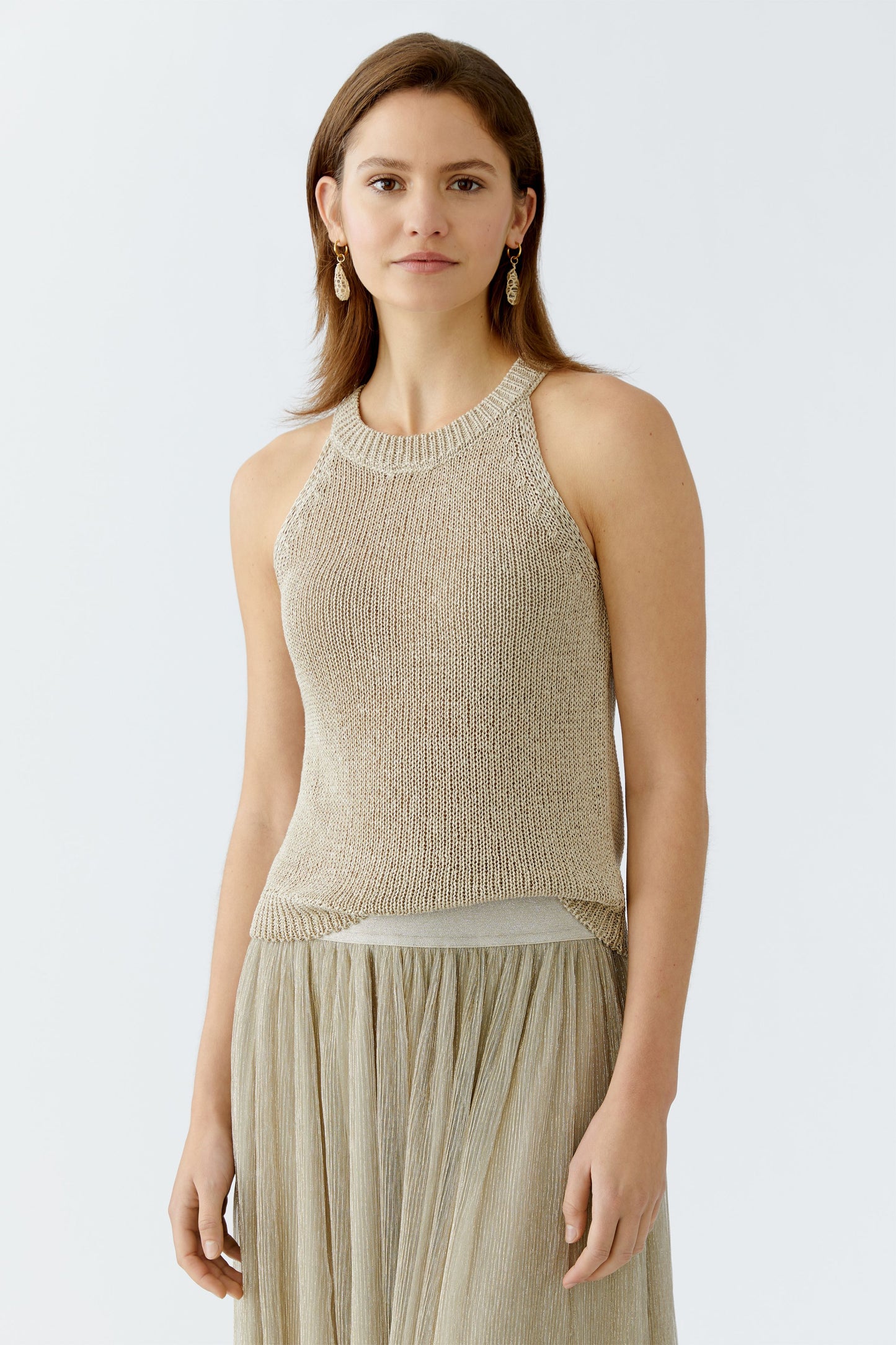 O 93301 tape yarn tank top