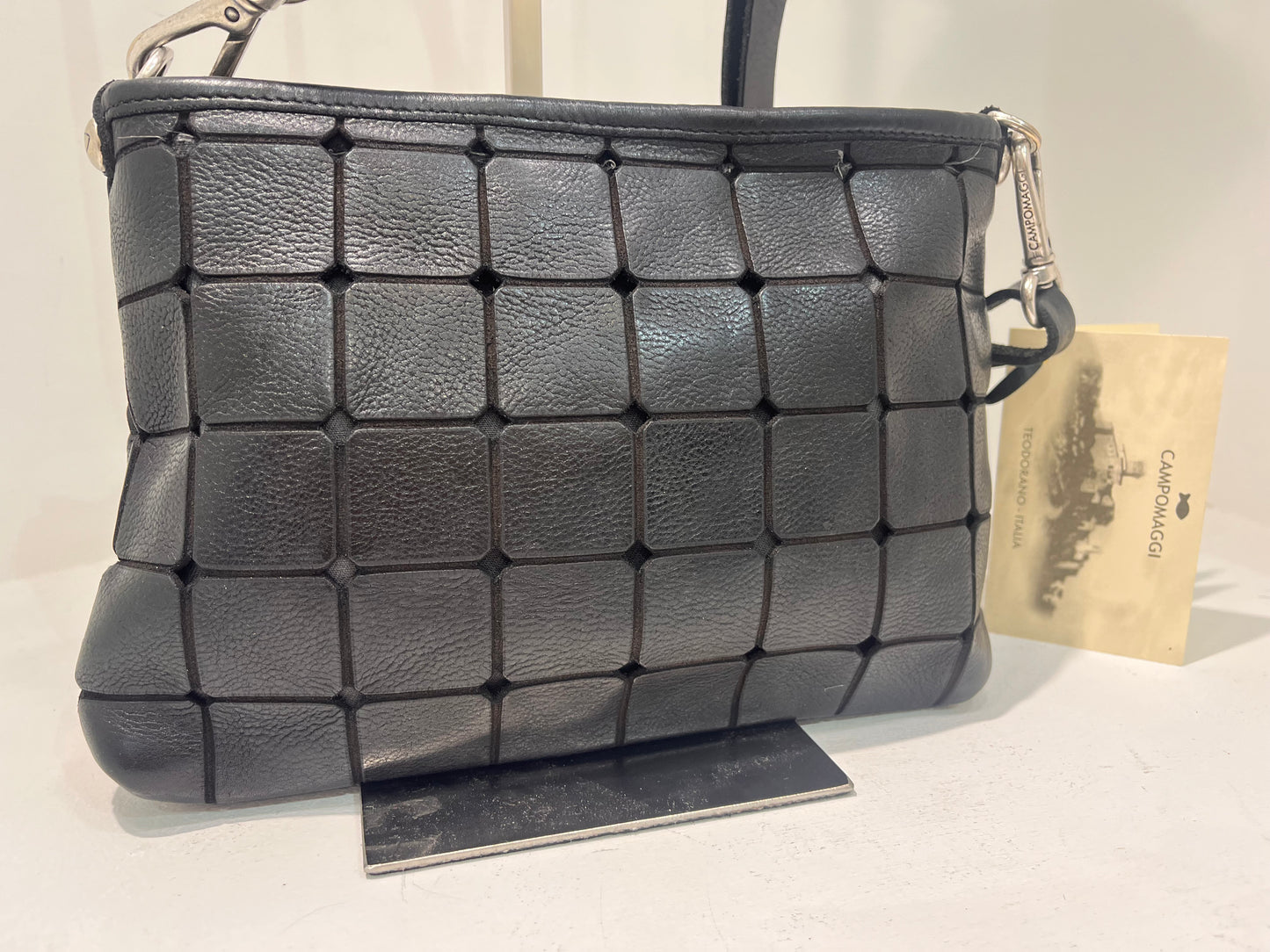 C C040650 Squares panel xbody bag