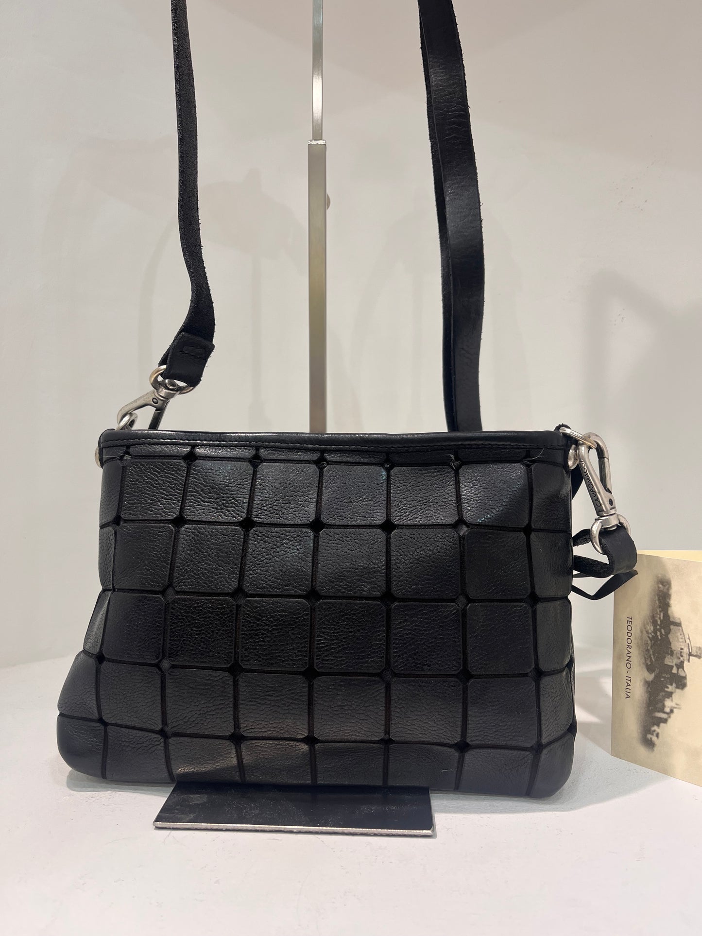 C C040650 Squares panel xbody bag