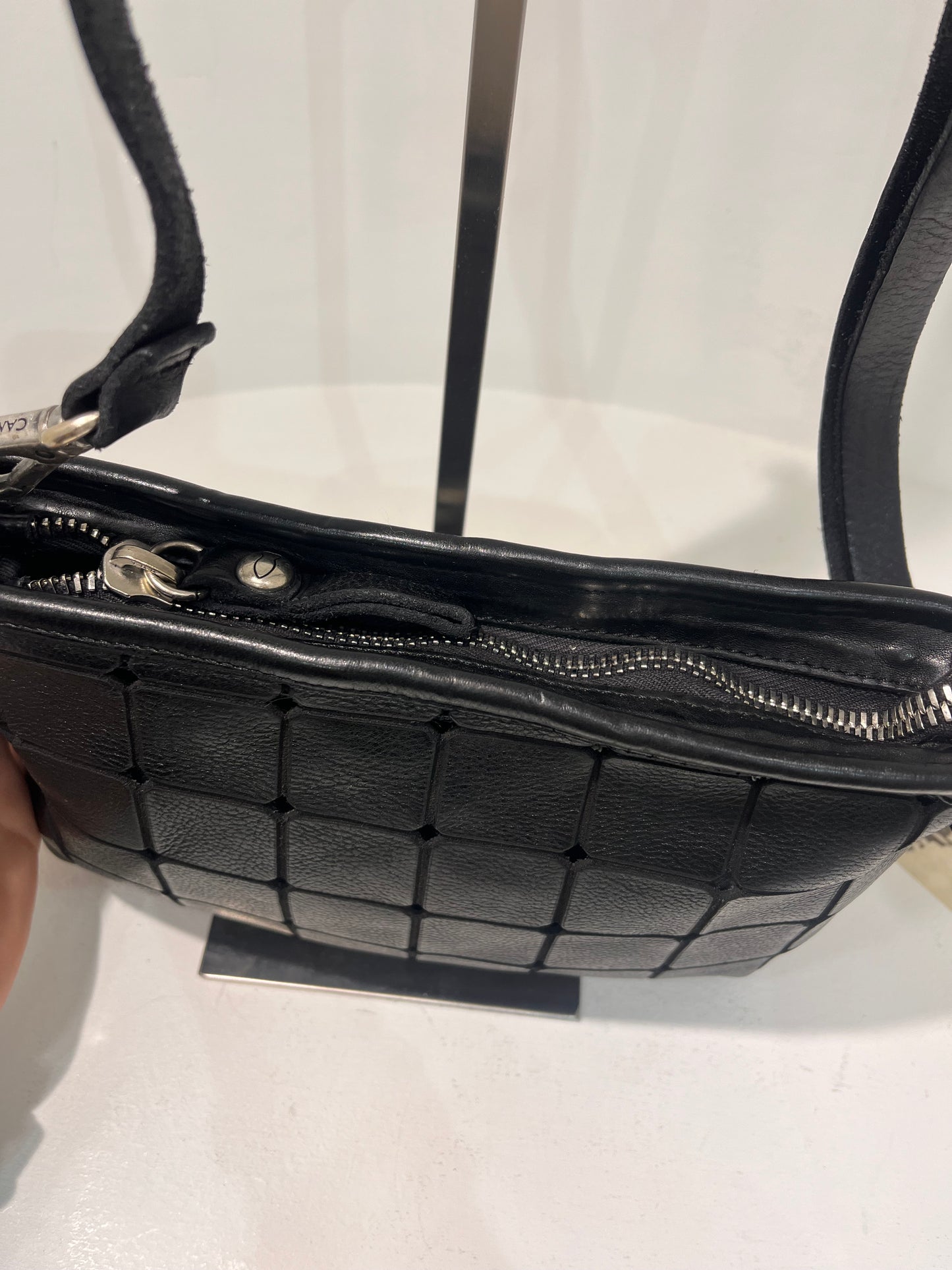 C C040650 Squares panel xbody bag