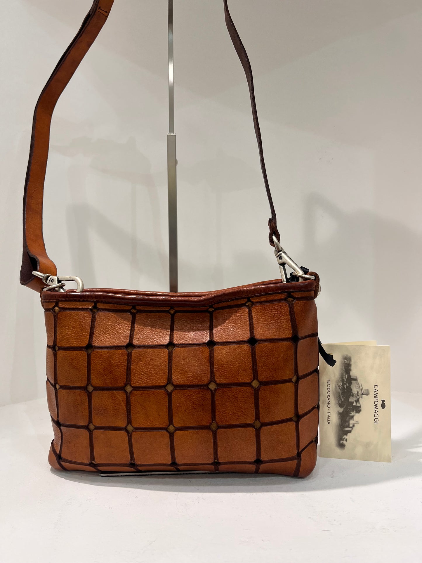 C C040650 Squares panel xbody bag