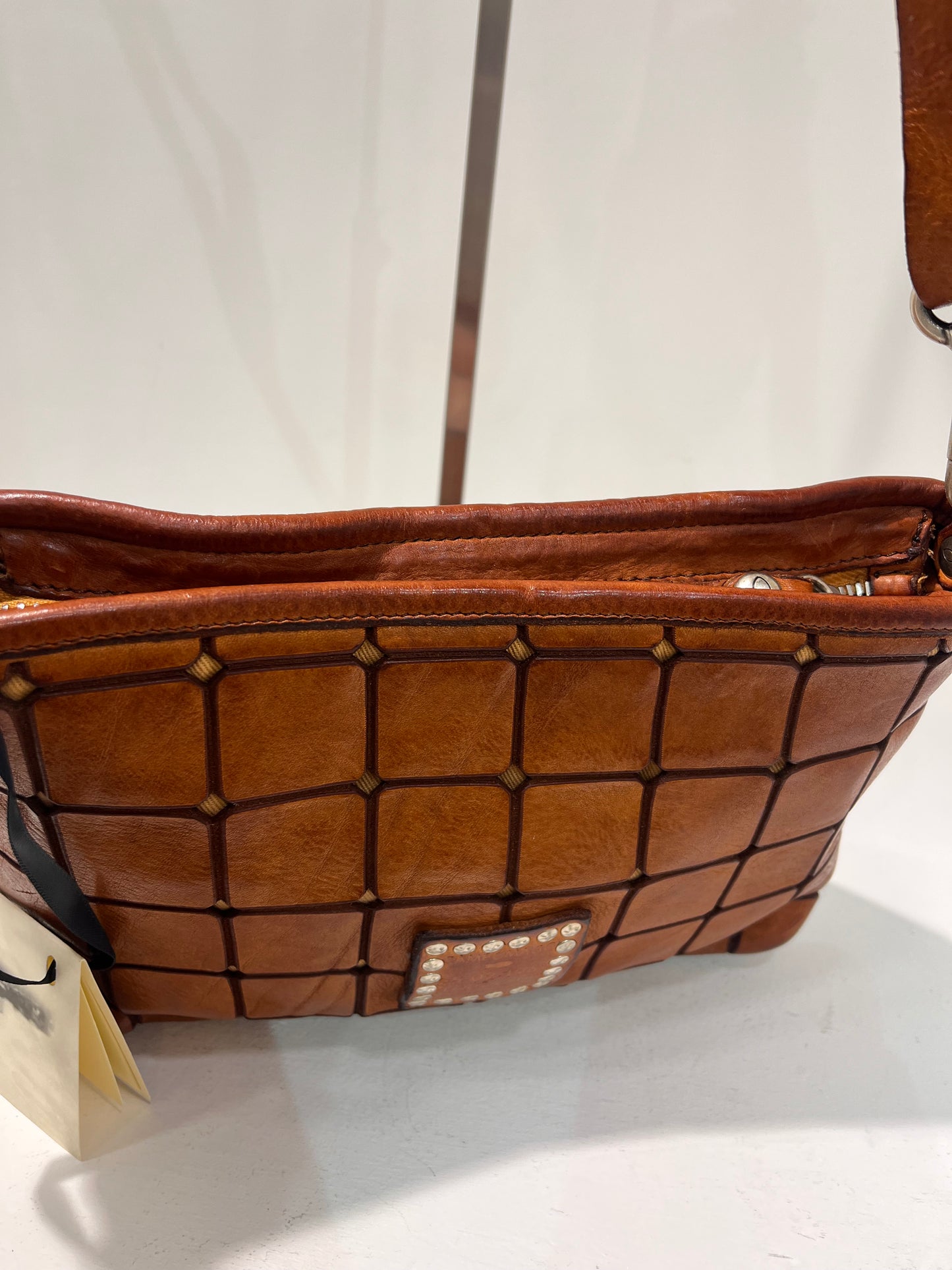 C C040650 Squares panel xbody bag