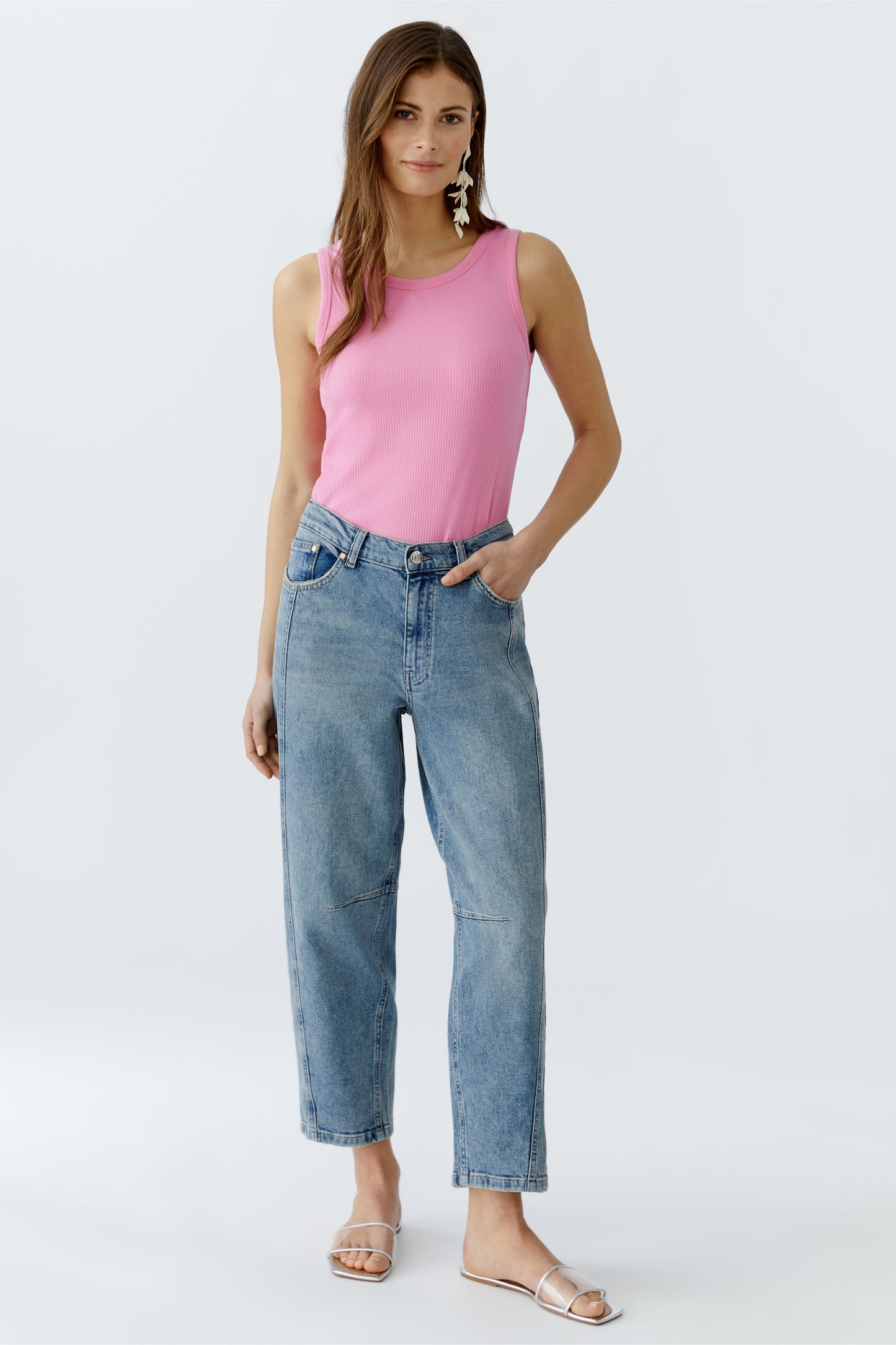 O 88608 ribbed viscose vest
