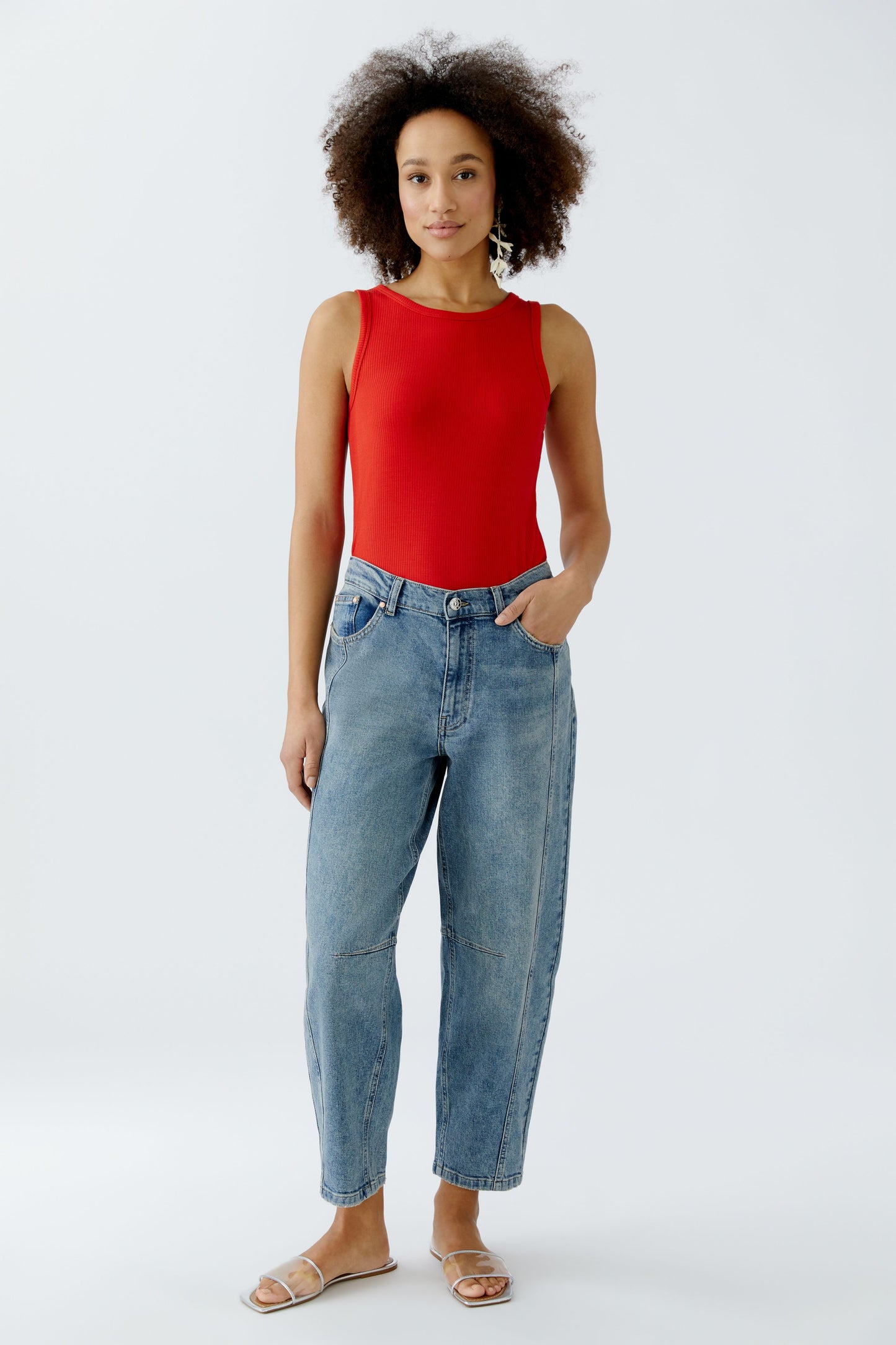 O 88608 ribbed viscose vest