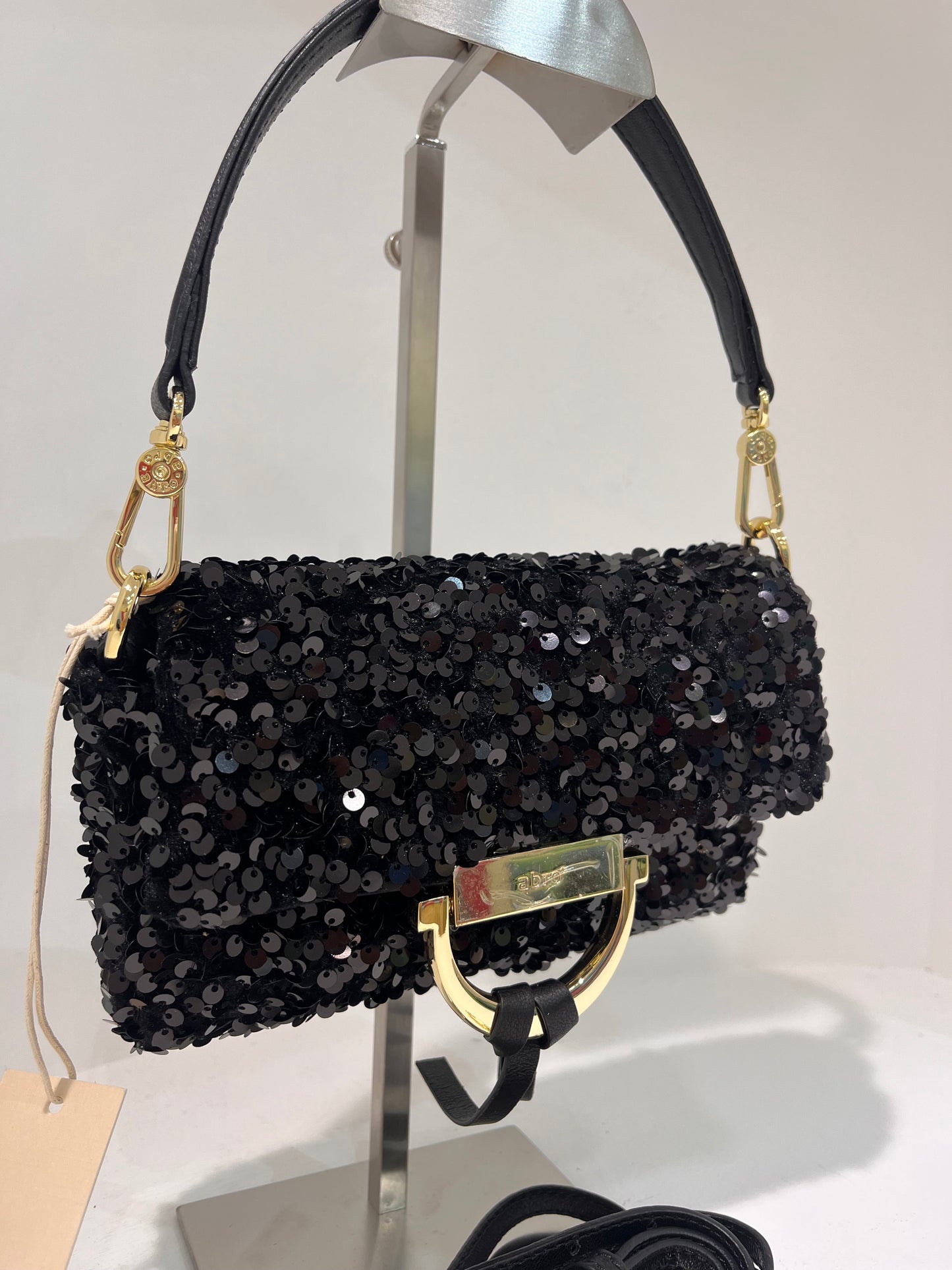 A 3167696 Sequin small structured bag