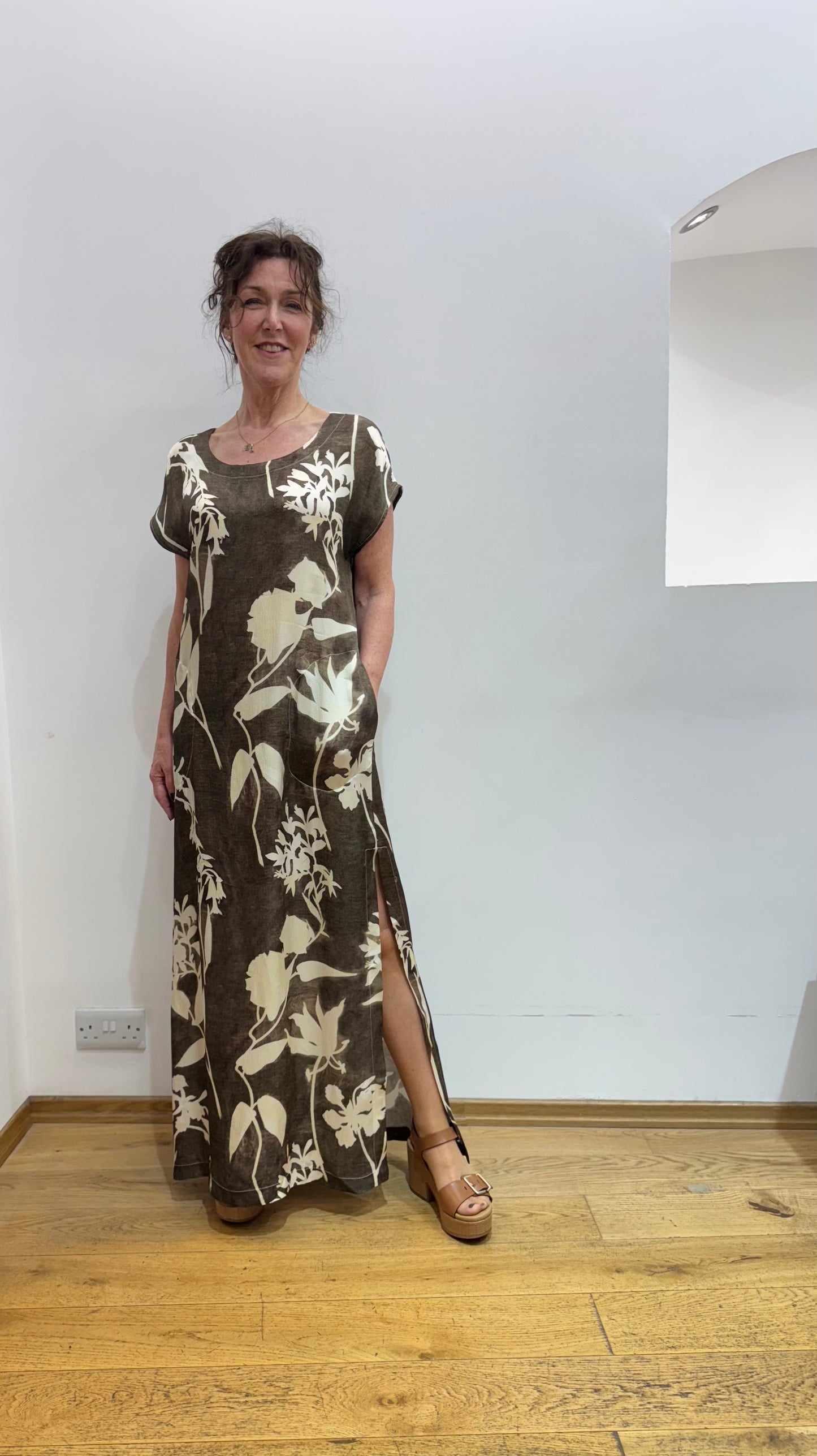 EC 14C08203 Printed maxi dress