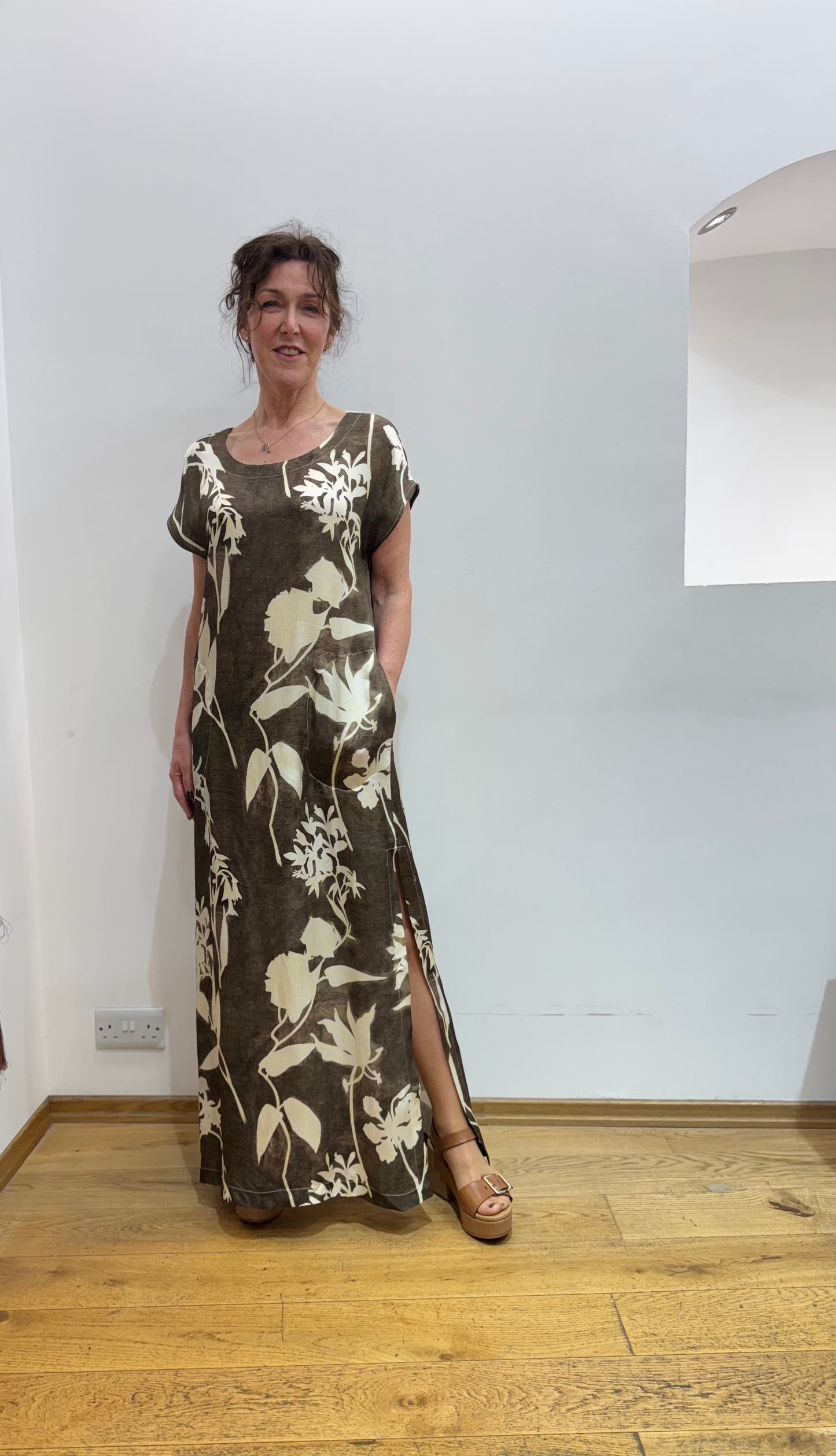 EC 14C08203 Printed maxi dress