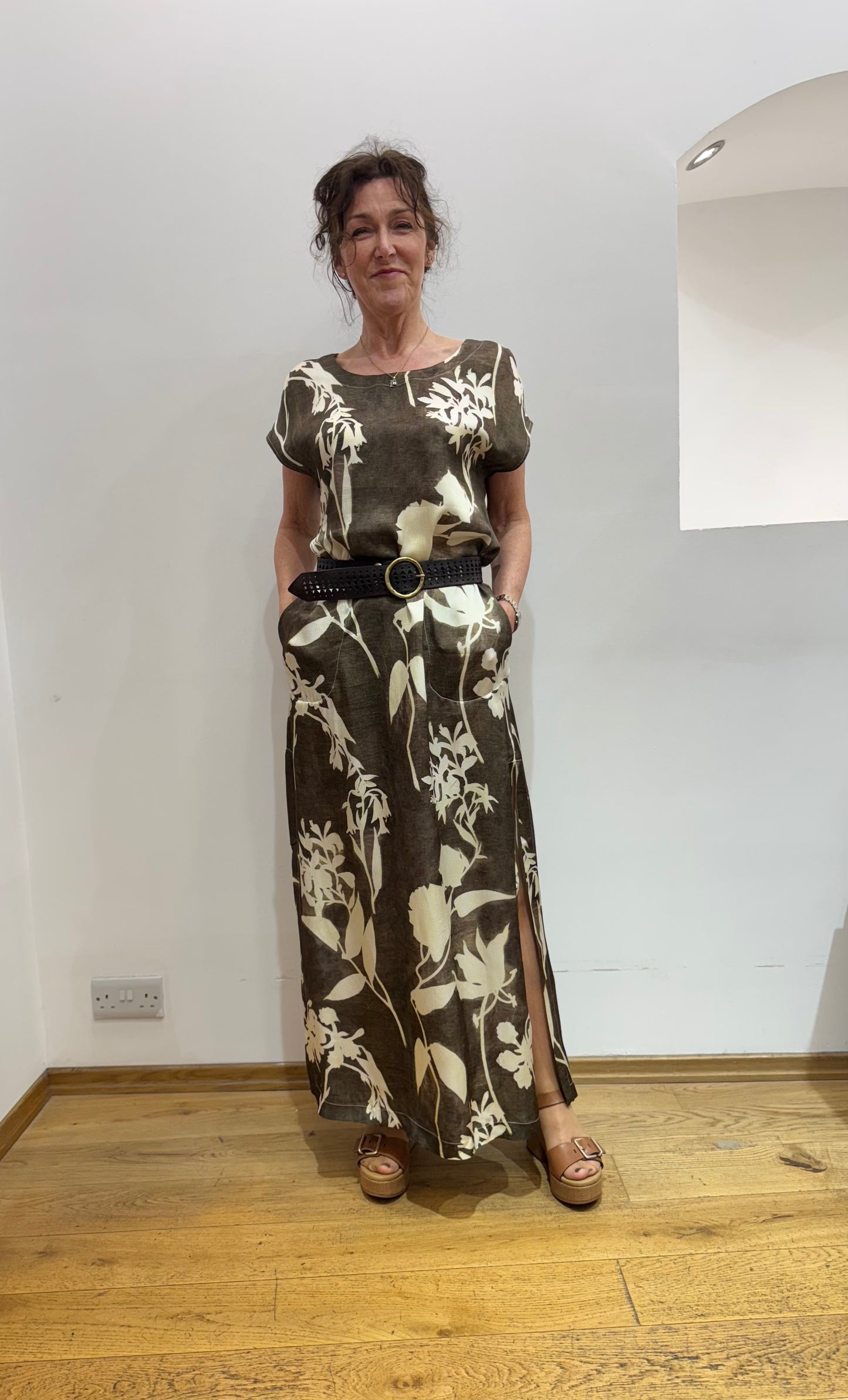 EC 14C08203 Printed maxi dress