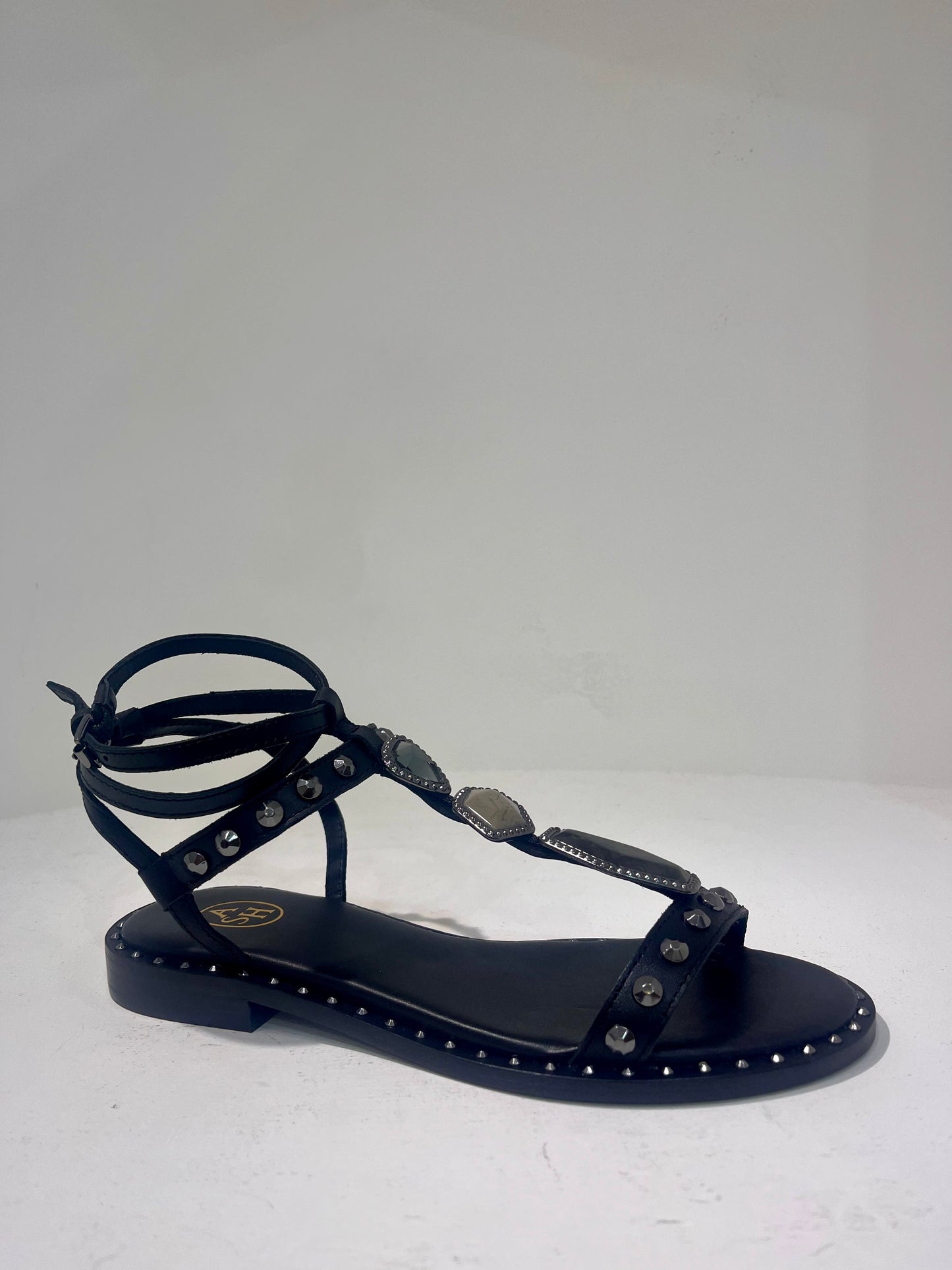 A Penny04 jewel stones sandals