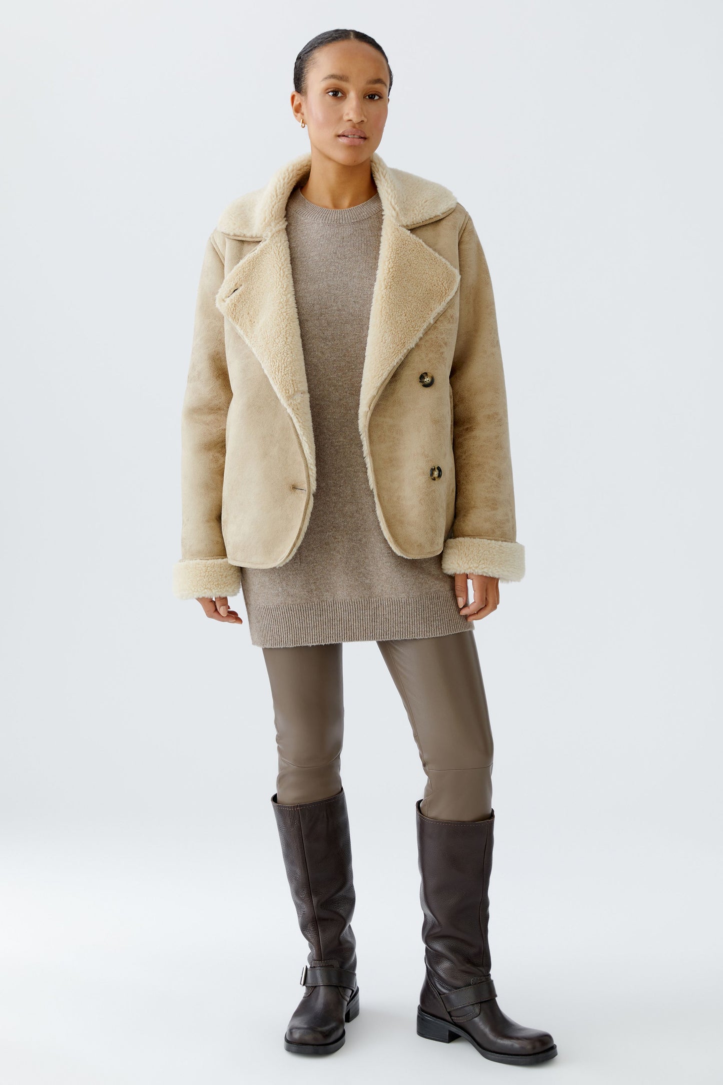 O 94397 Faux sheepskin jacket