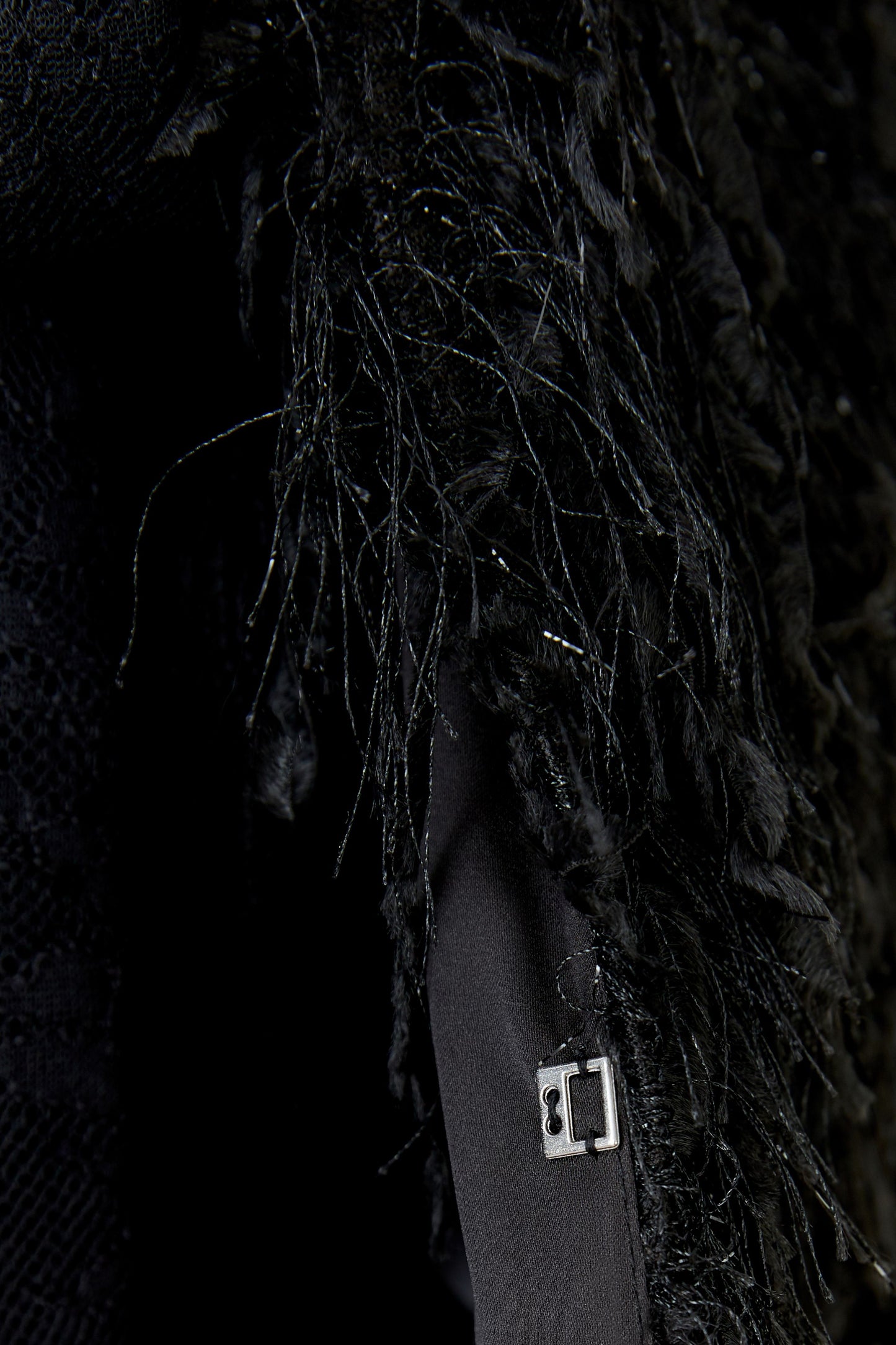 O 94821 Faux afghan cropped jacket