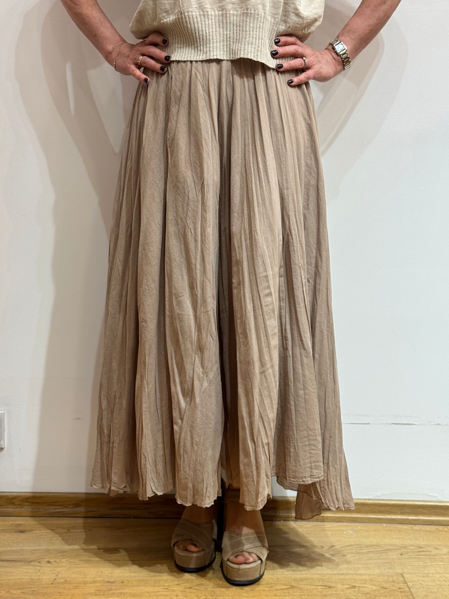 EC 26507504 Crinkle cotton maxi skirt