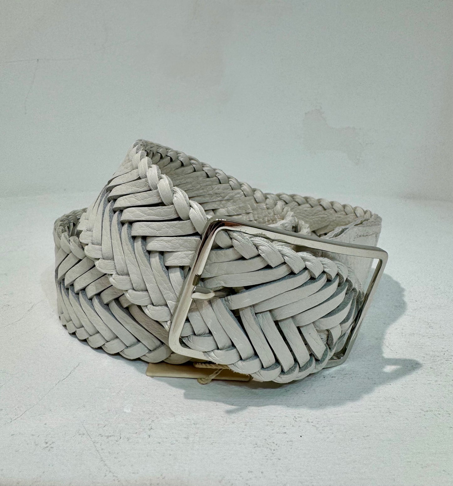 A 762746 Plaited belt with oblong buckle