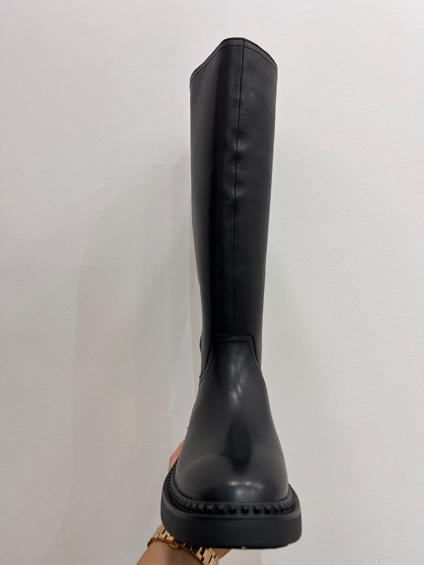 A Marlin lace up zipped boot