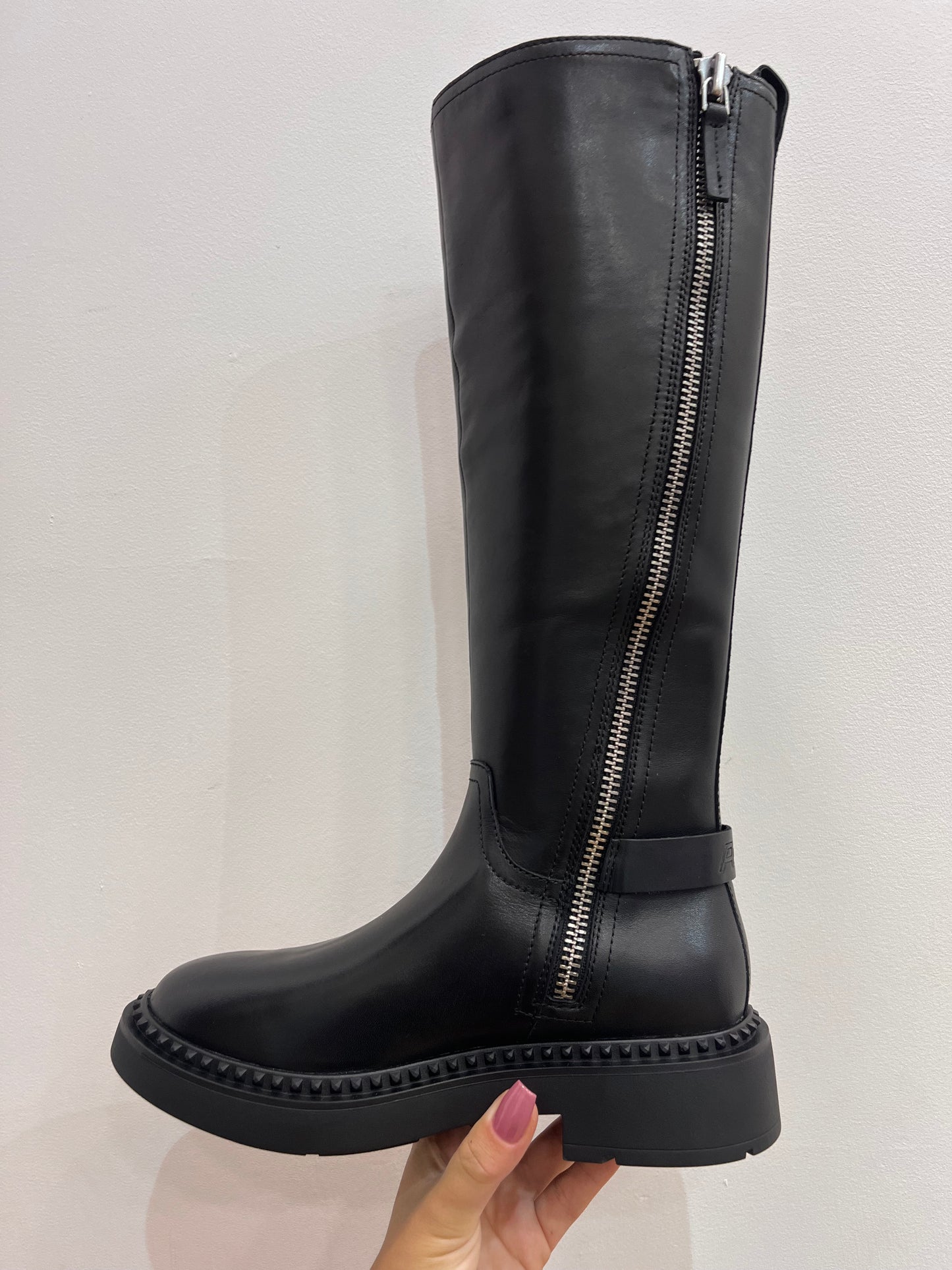 A Marlin lace up zipped boot