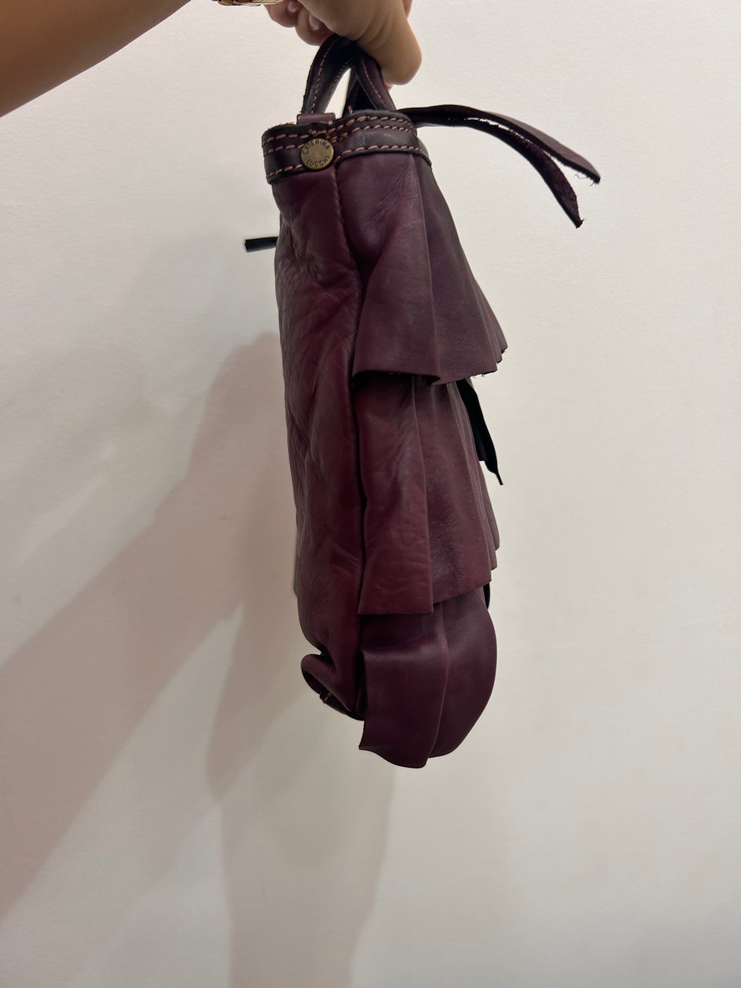 CL Ruffle handheld bag