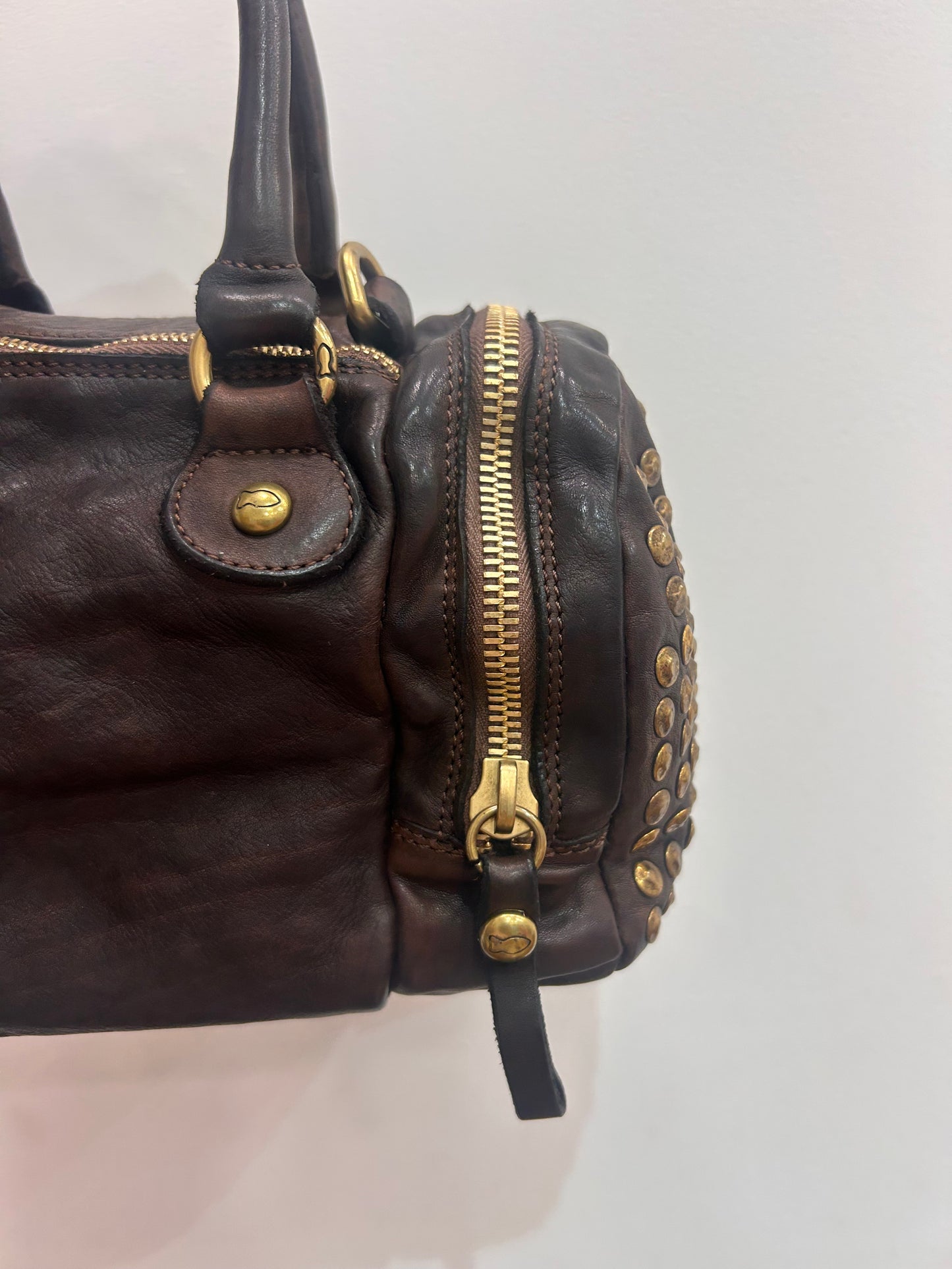C 2780 Britney Stud trim mini bowling bag