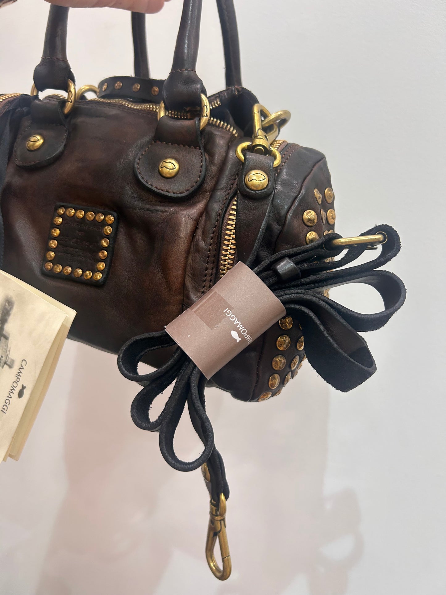 C 2780 Britney Stud trim mini bowling bag