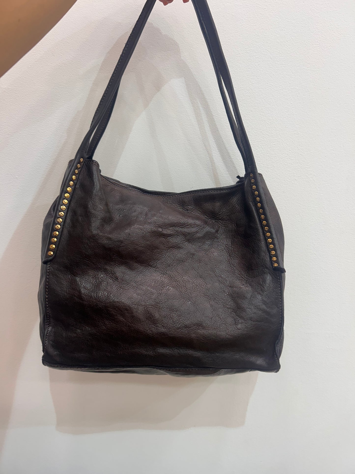 C 41860 2 handle medium stud trim bag