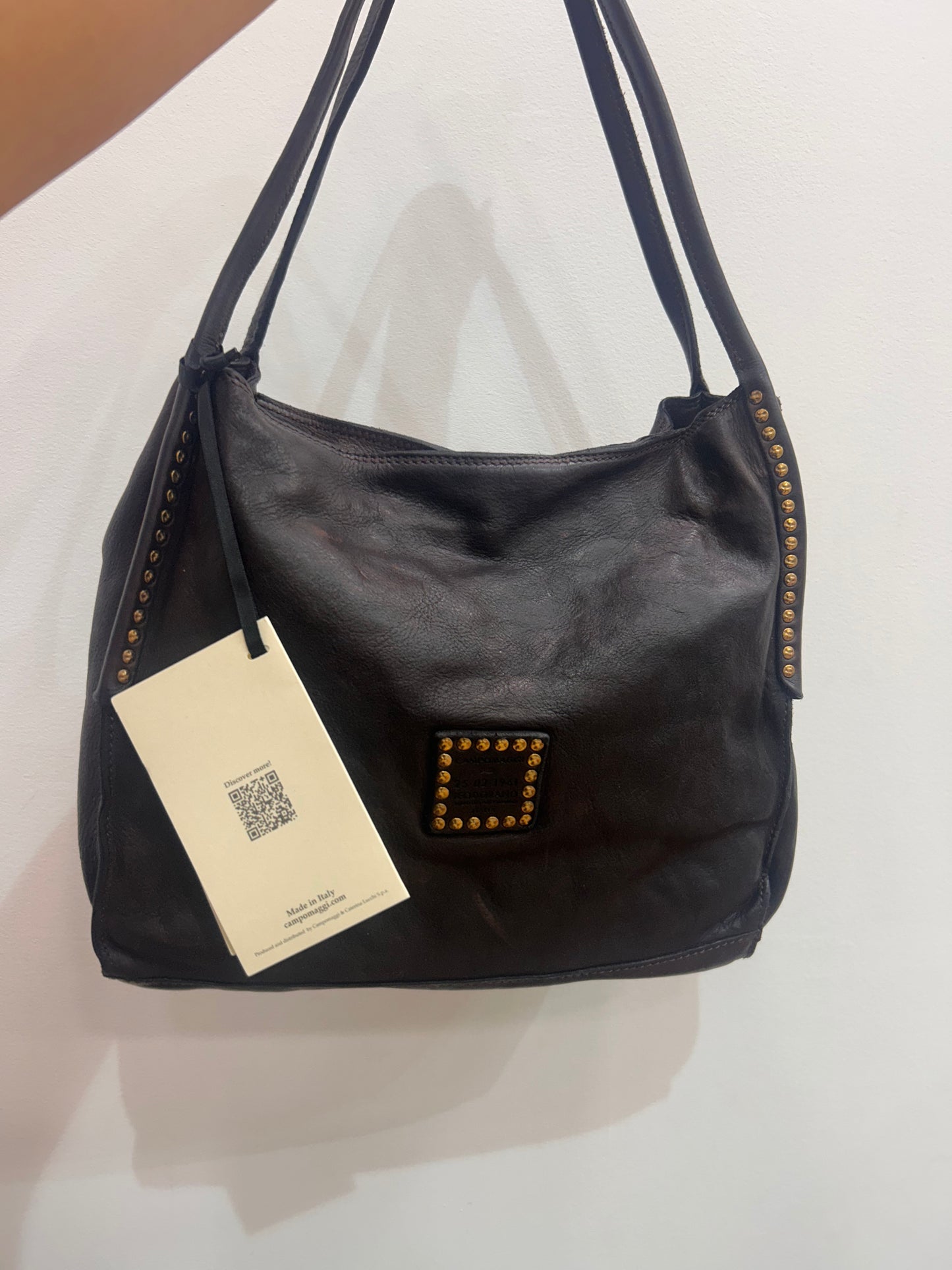 C 41860 2 handle medium stud trim bag