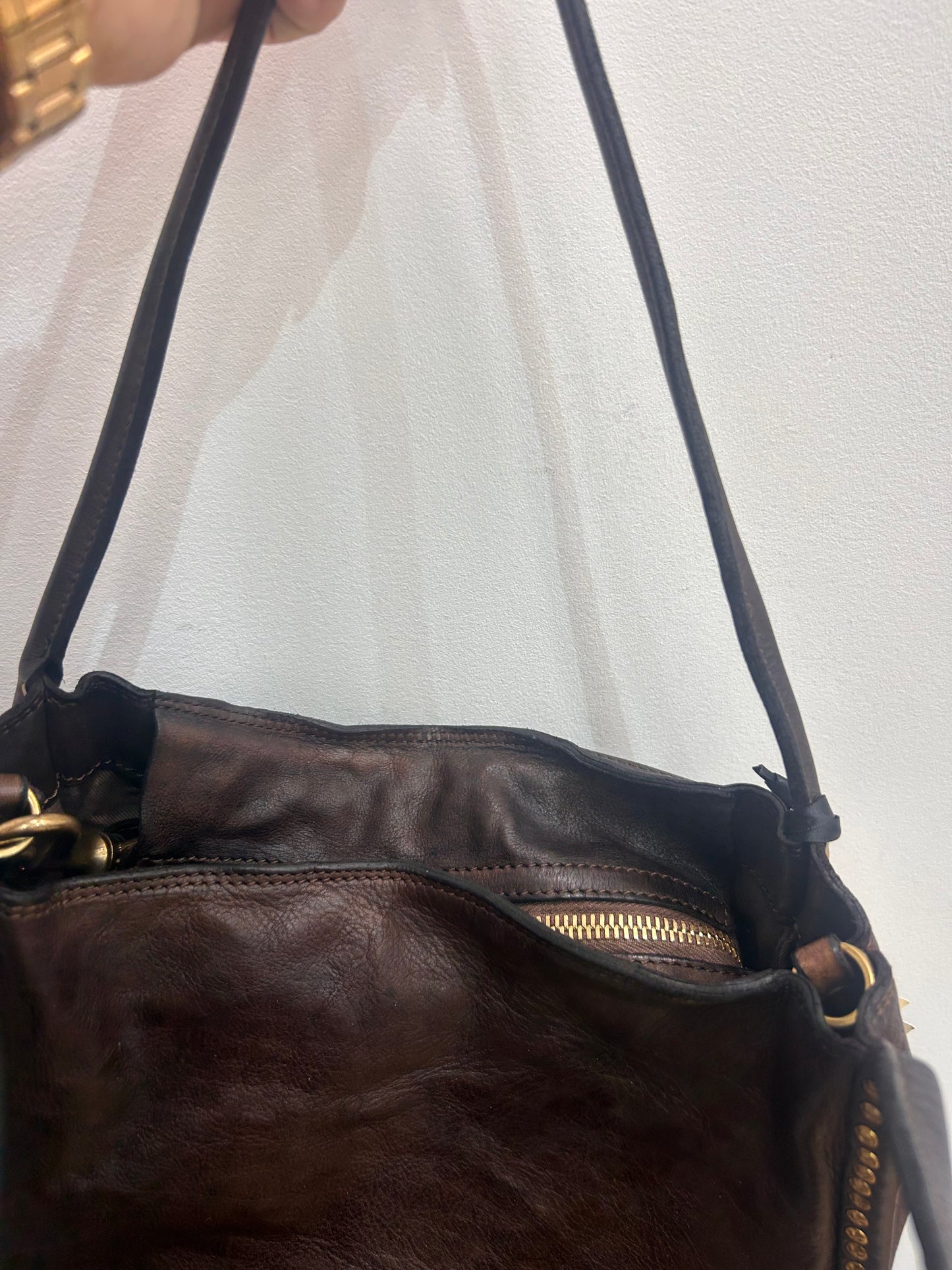 C 41860 2 handle medium stud trim bag