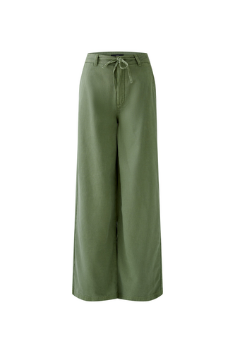 O 92027 Tie waist wide leg trousers