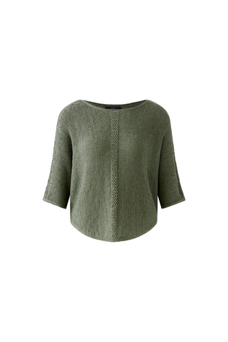 O 92981 Tape yarn cotton 3/4 sleeve jumper
