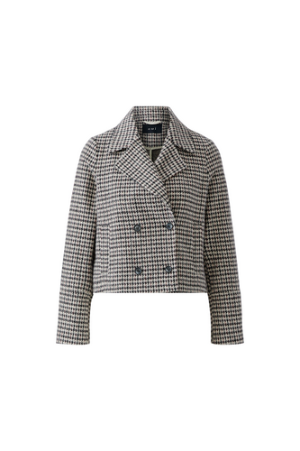 O 100827 Check crop jacket