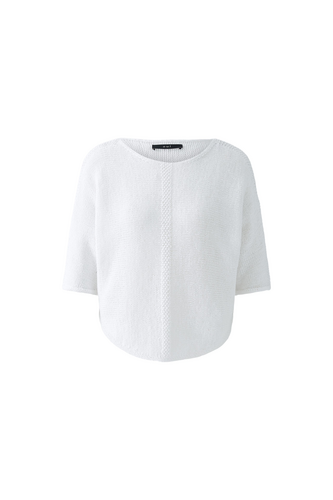 O 92981 Tape yarn cotton 3/4 sleeve jumper