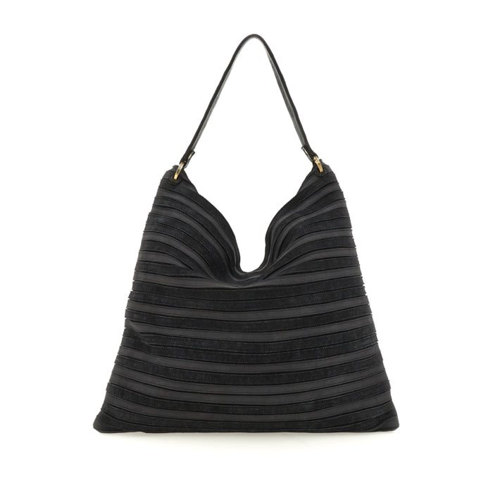 CL Stripe large shoulder bag