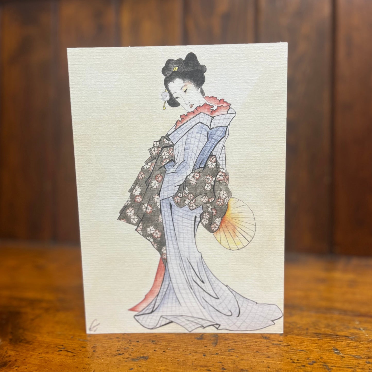 Geisha - Greeting Card 7