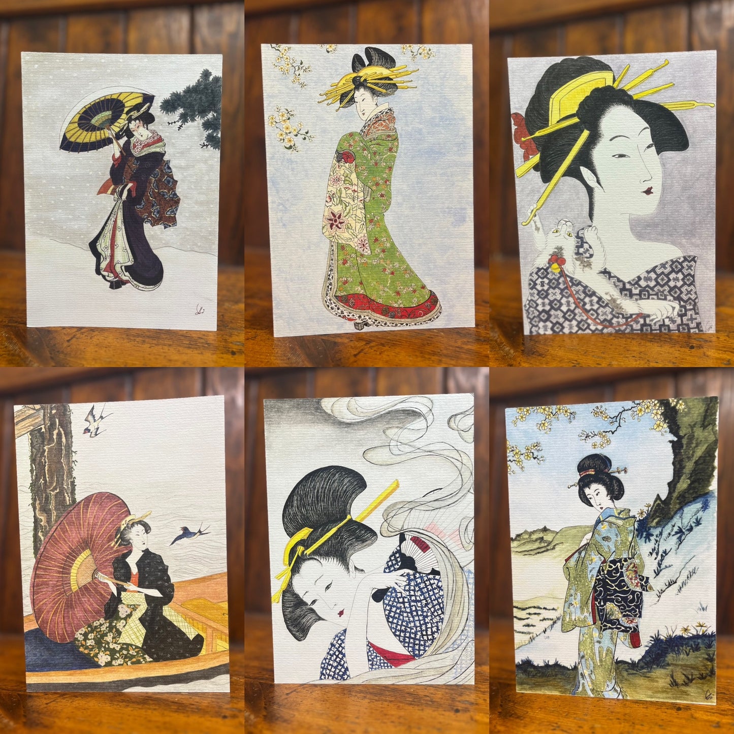 Geisha - Greeting Card 4