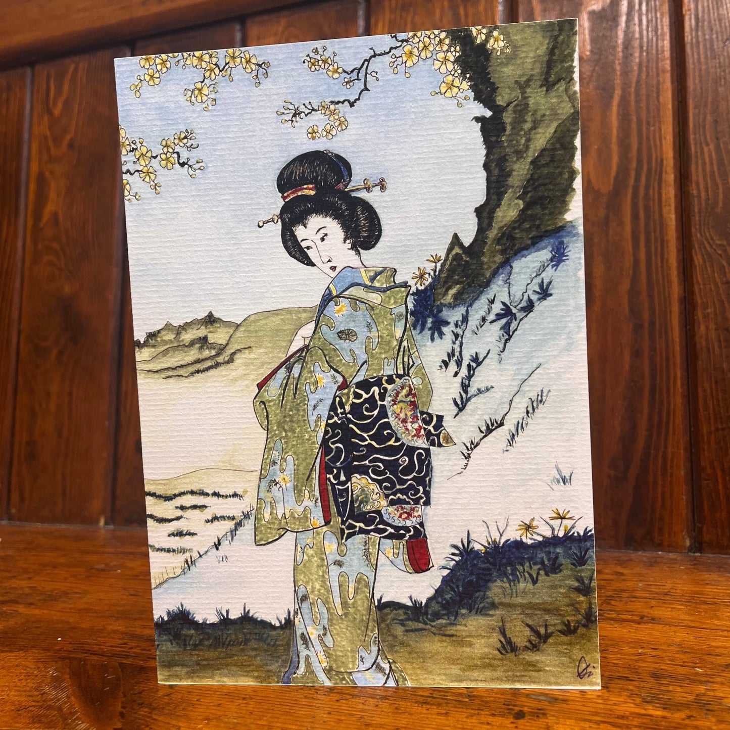 Geisha - Greeting Card 1