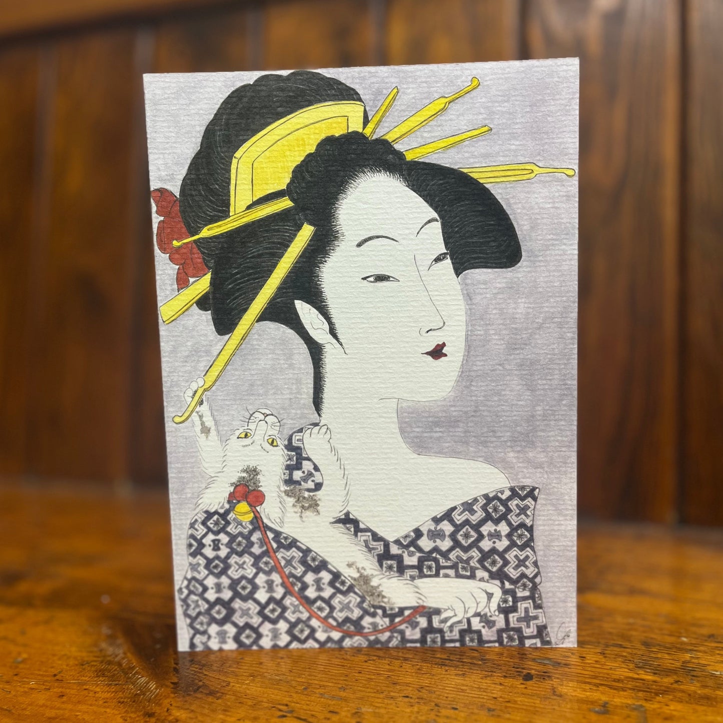 Geisha - Greeting Card 6