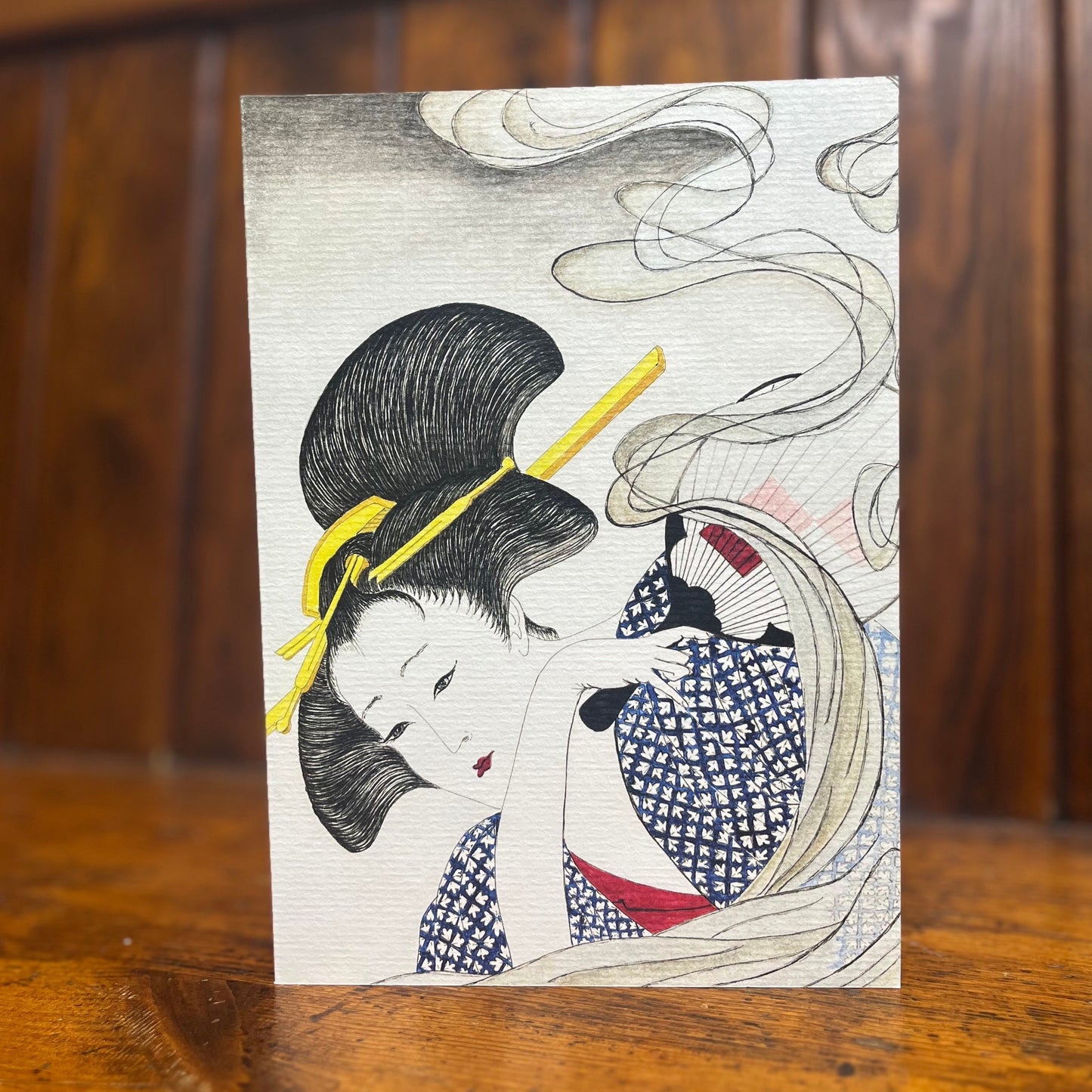 Geisha - Greeting Card 3