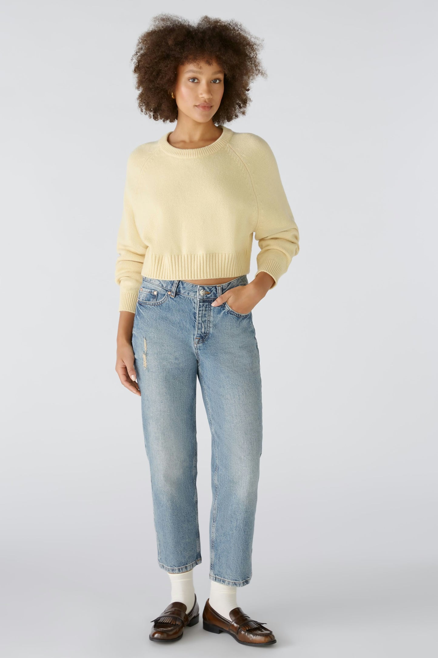 O 89949 Crop boxy jumper