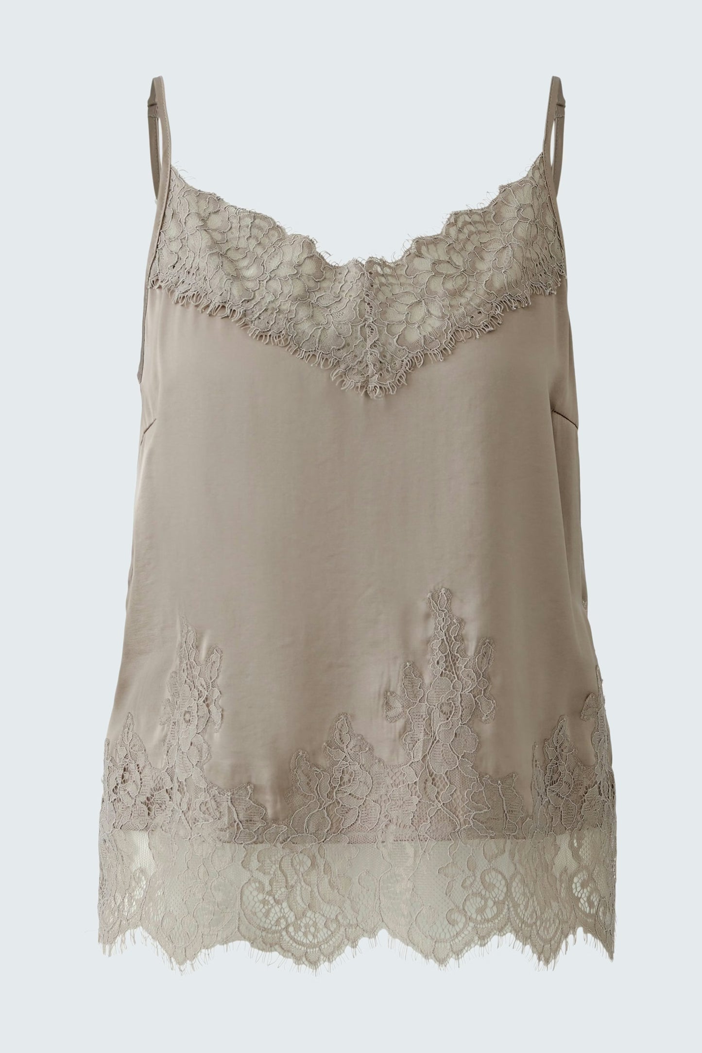 O 94325 Silky lace trim camisole