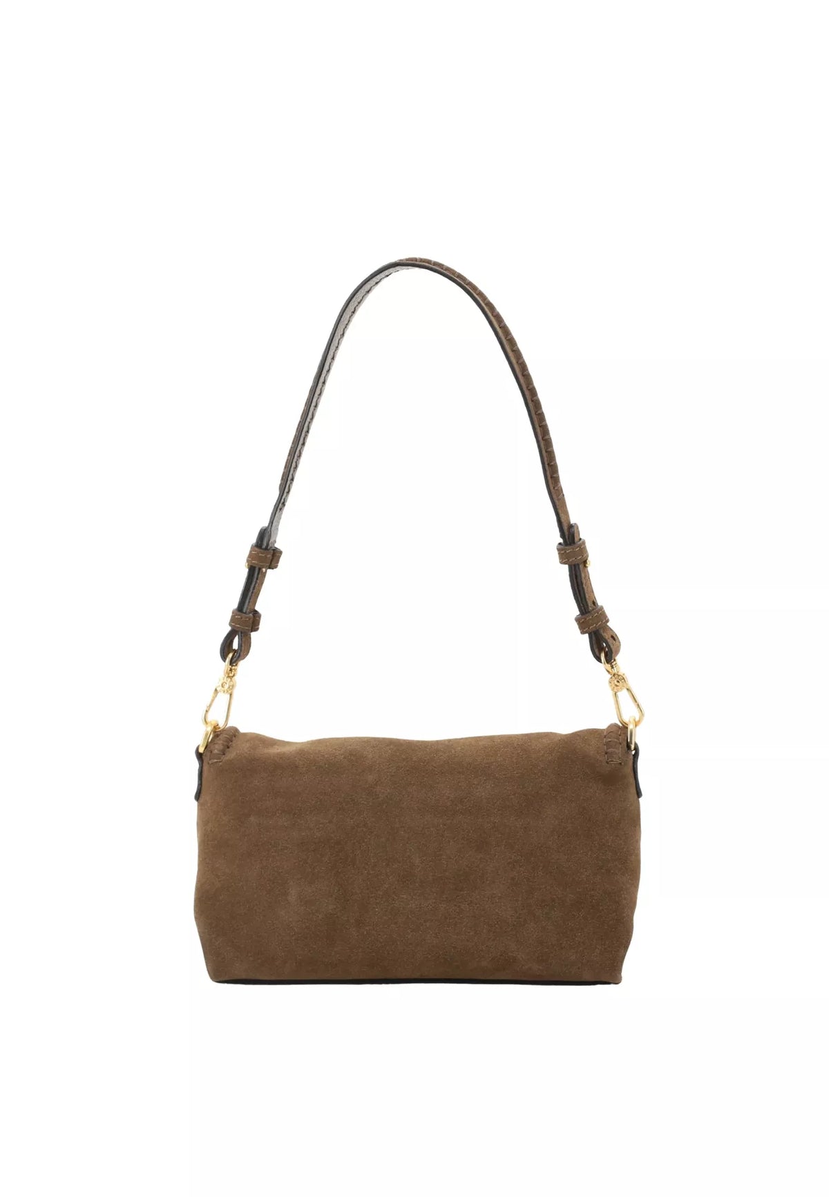 Ab 032799-33 Small xbody whipstitch suede bag