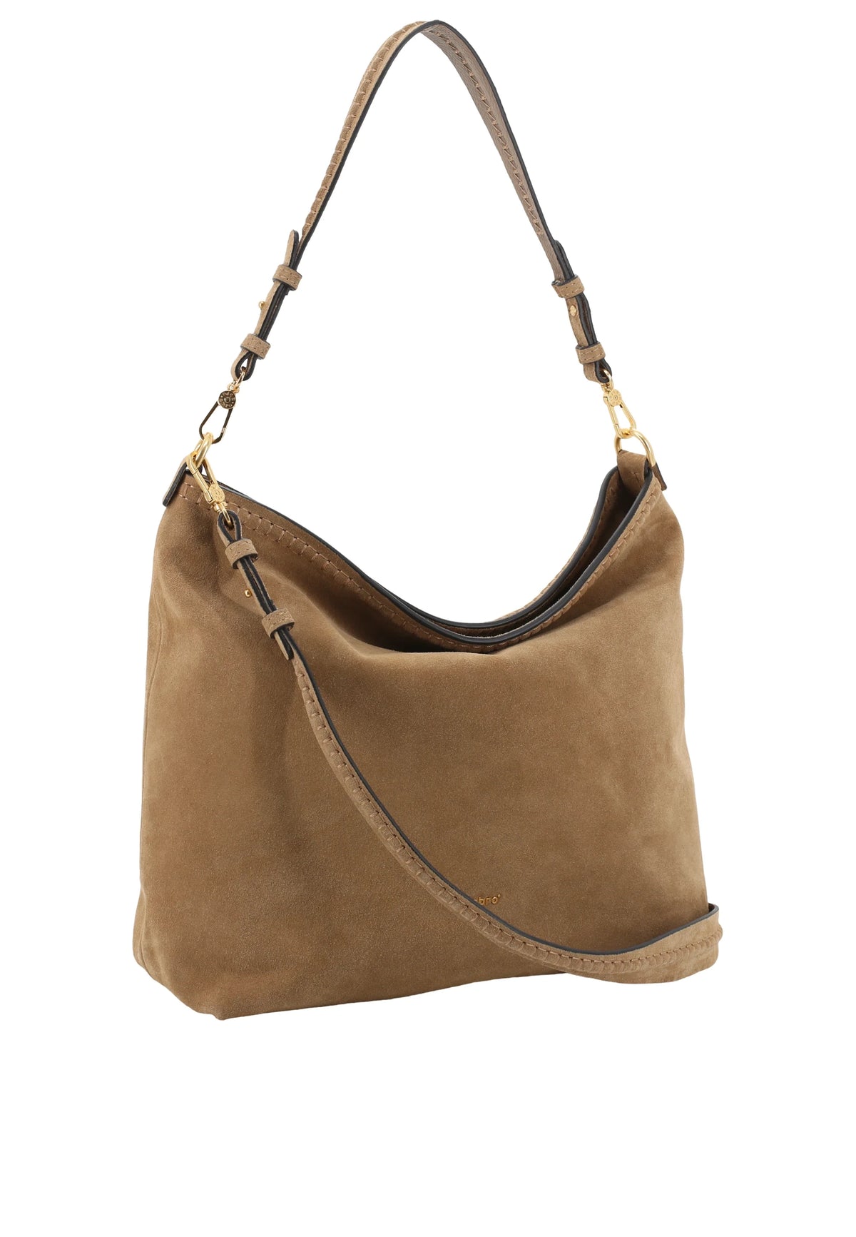 Ab 032801 Large slouch whipstitch shoulder bag