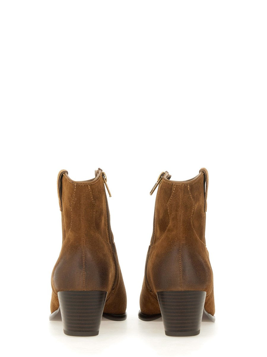 A Fame02 Suede western ankle boot